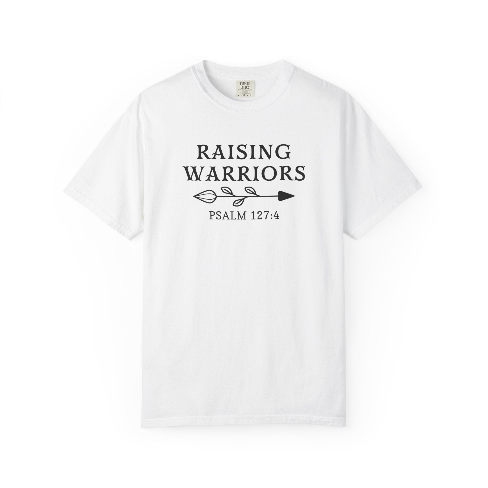 Faith Based Women's T-Shirt - Raising Warriors | T-Shirt by atgodanddesigns