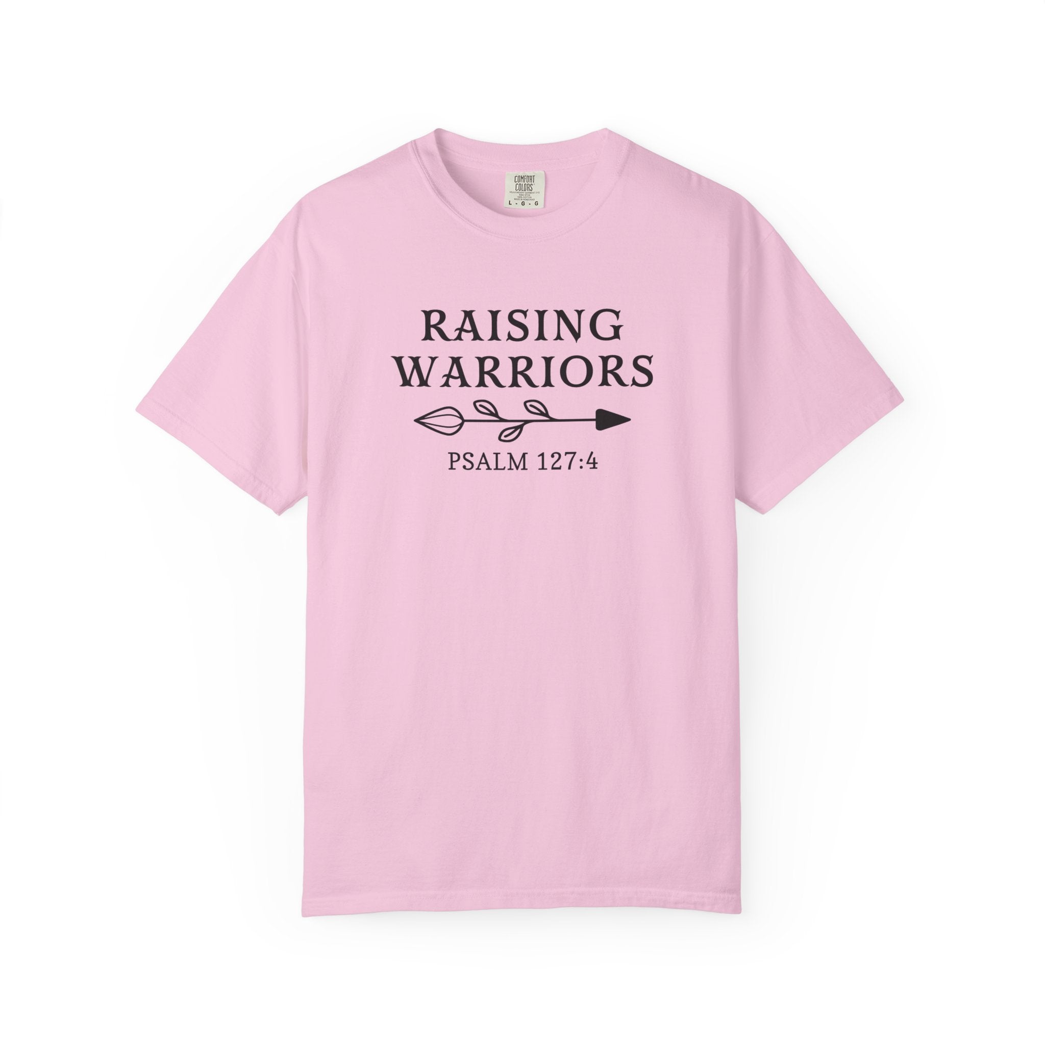 Faith Based Women's T-Shirt - Raising Warriors | T-Shirt by atgodanddesigns