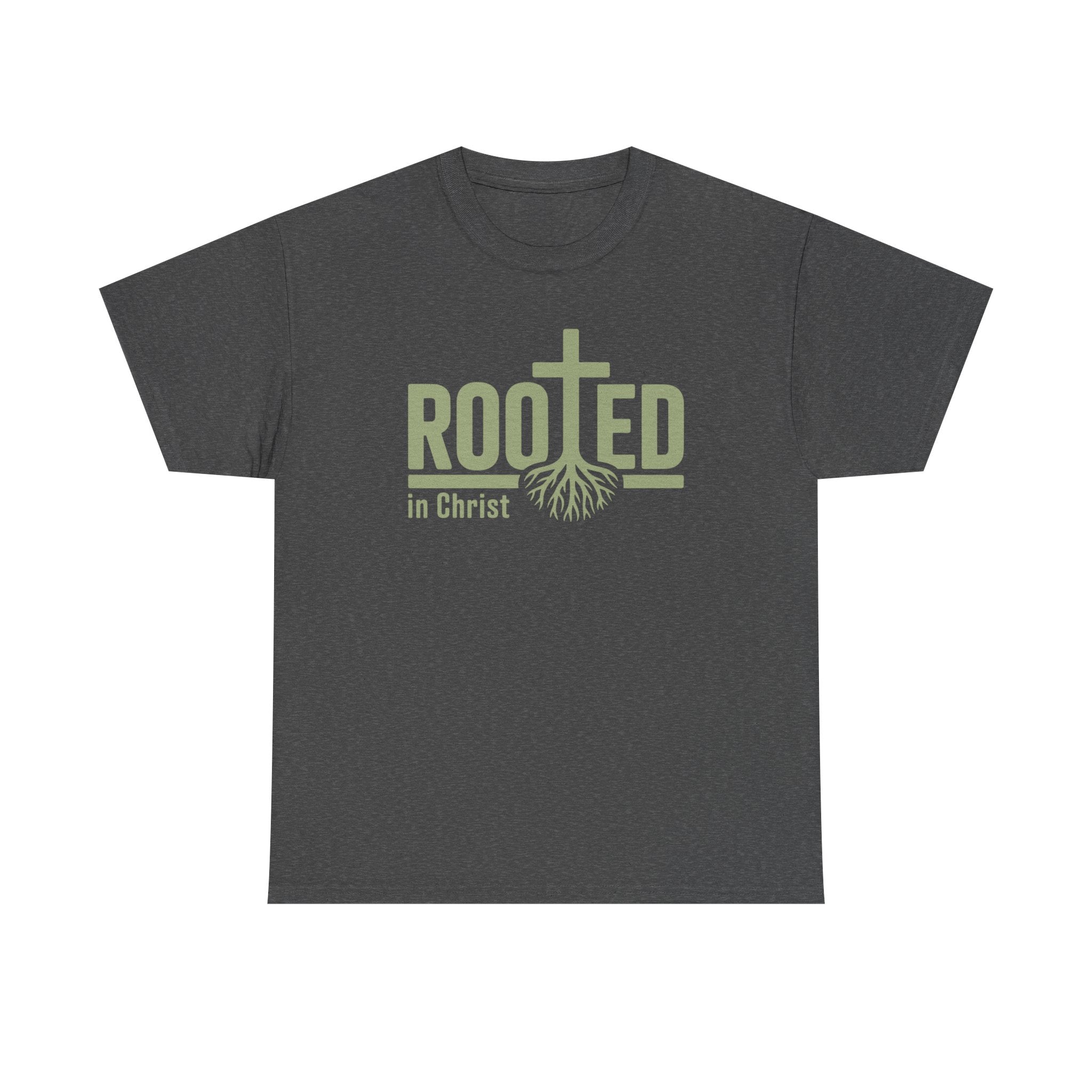 Faith Based Women's T-Shirt - " Rooted In Christ" | T-Shirt by atgodanddesigns
