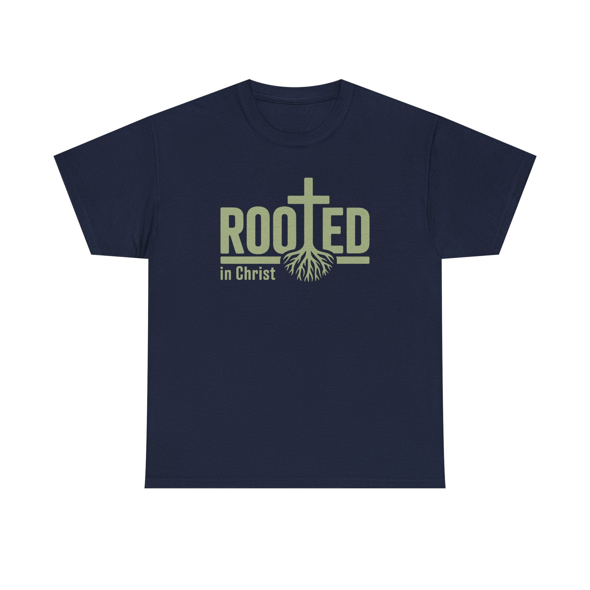 Faith Based Women's T-Shirt - " Rooted In Christ" | T-Shirt by atgodanddesigns