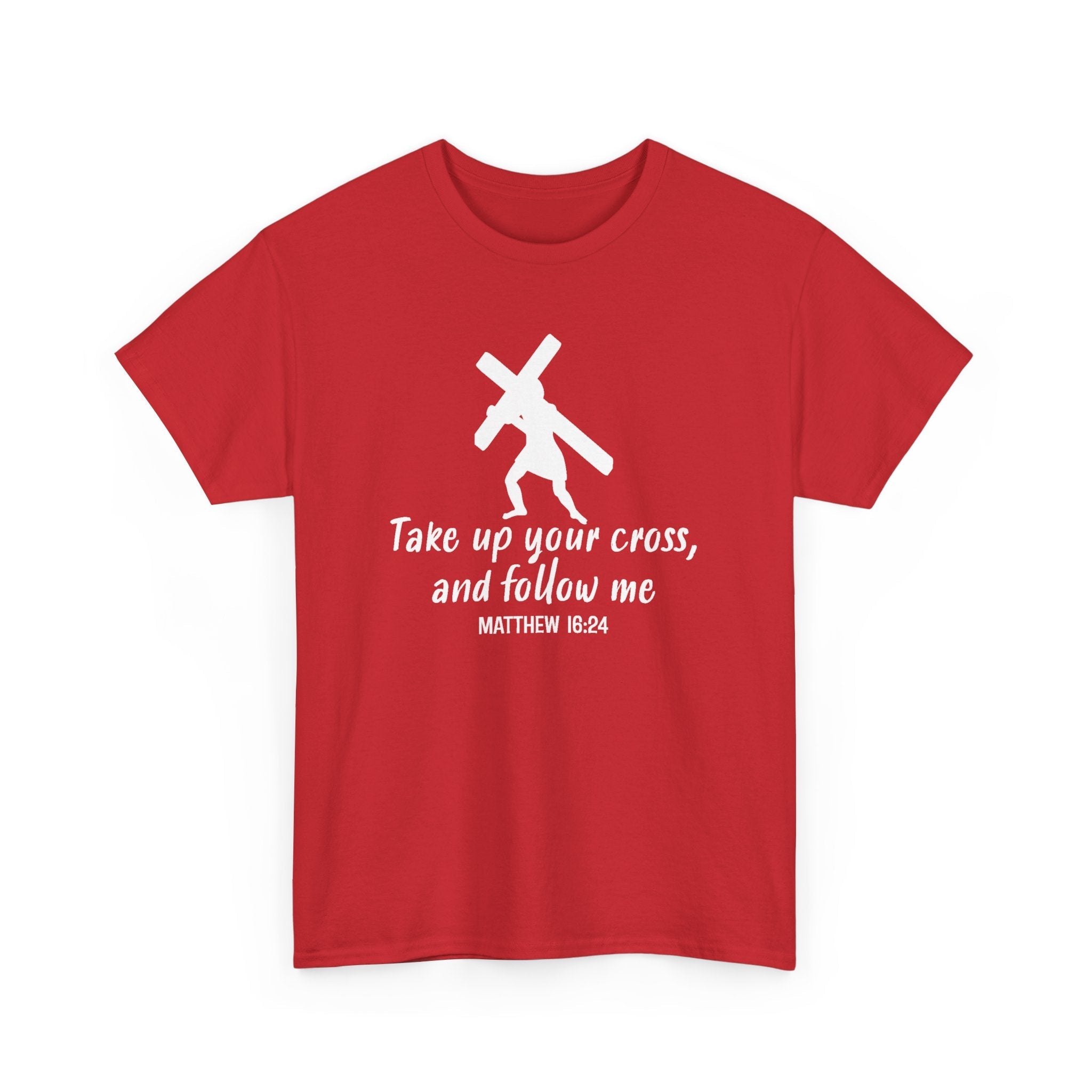 Faith Based Women's T-Shirt - Take up your cross | T-Shirt by atgodanddesigns