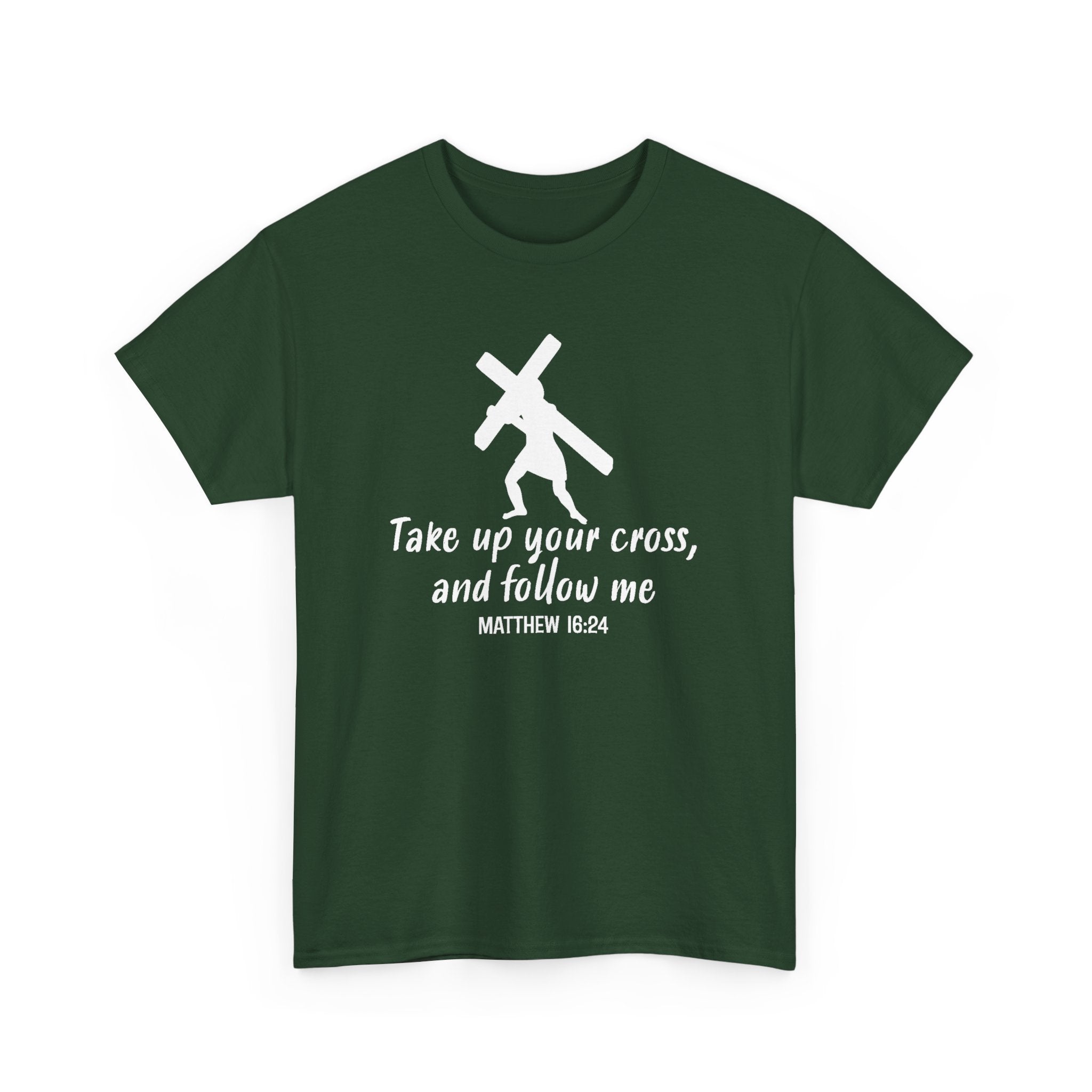 Faith Based Women's T-Shirt - Take up your cross | T-Shirt by atgodanddesigns