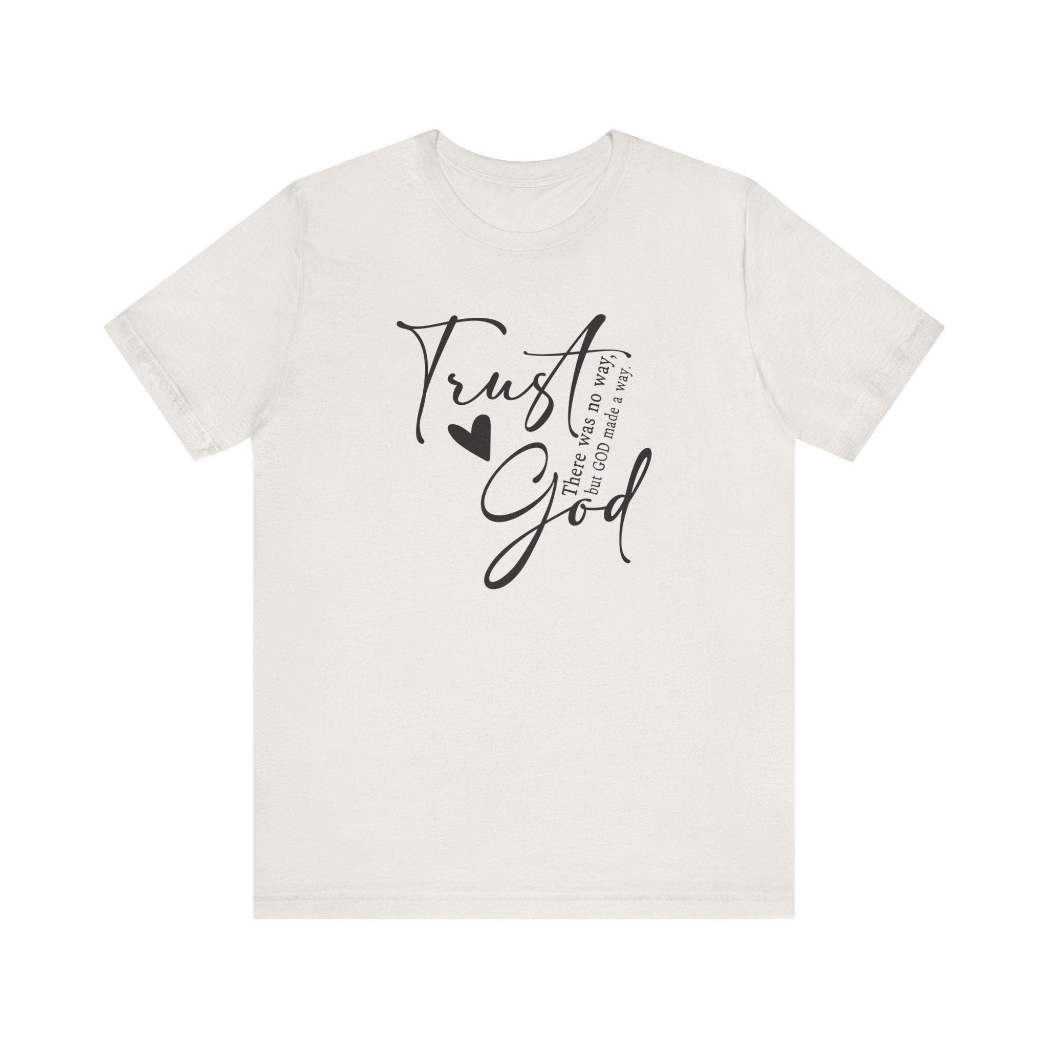 Faith Based Women's T-Shirt - "Trust God" | T-Shirt by atgodanddesigns