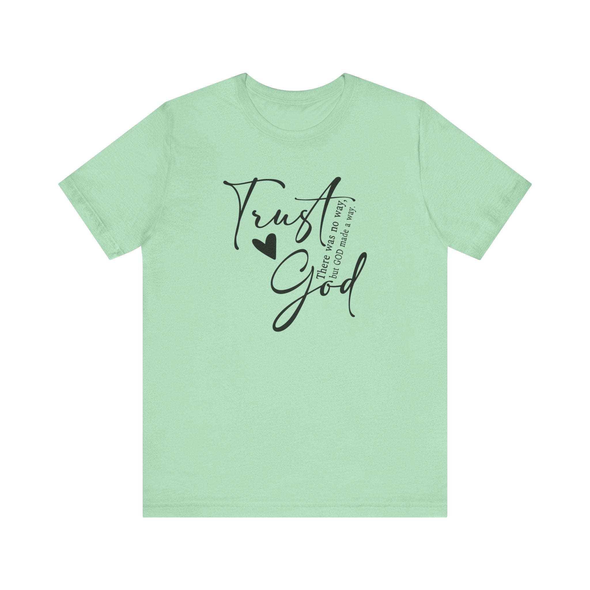Faith Based Women's T-Shirt - "Trust God" | T-Shirt by atgodanddesigns