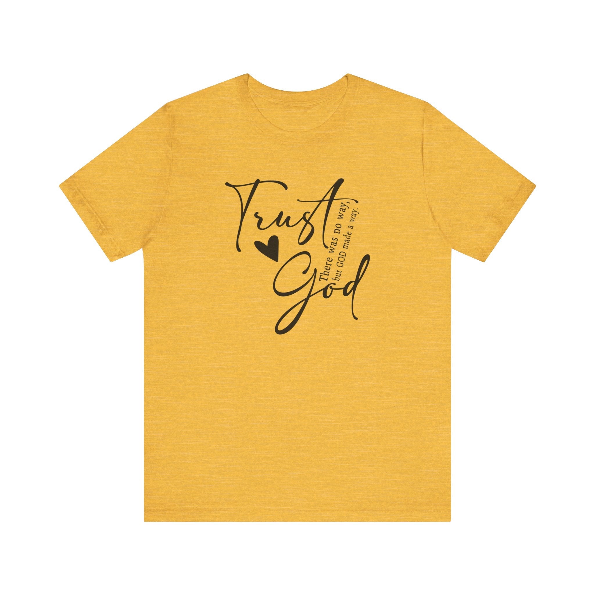 Faith Based Women's T-Shirt - "Trust God" | T-Shirt by atgodanddesigns