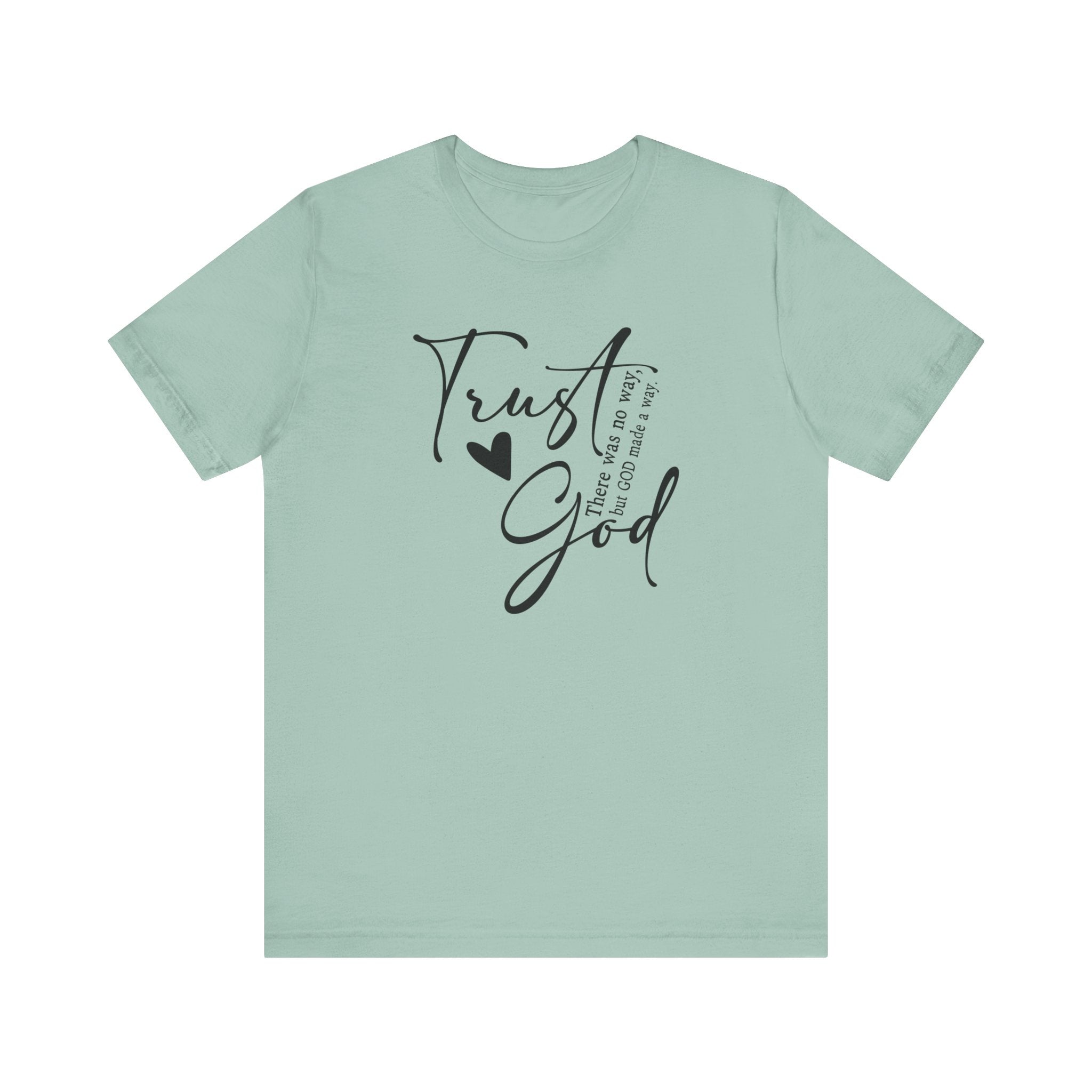 Faith Based Women's T-Shirt - "Trust God" | T-Shirt by atgodanddesigns