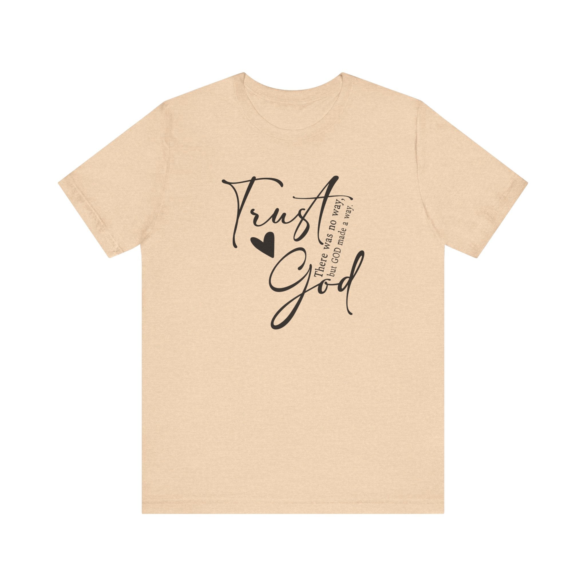 Faith Based Women's T-Shirt - "Trust God" | T-Shirt by atgodanddesigns