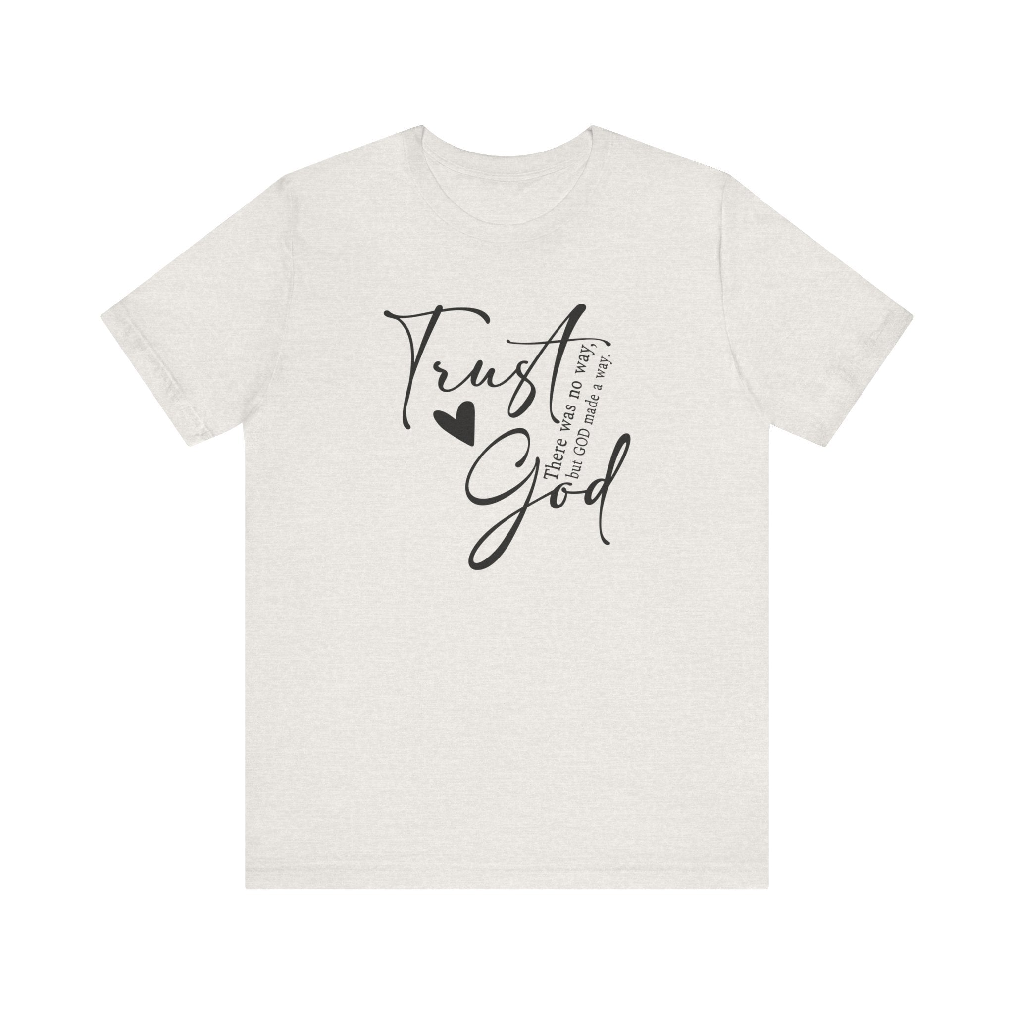 Faith Based Women's T-Shirt - "Trust God" | T-Shirt by atgodanddesigns