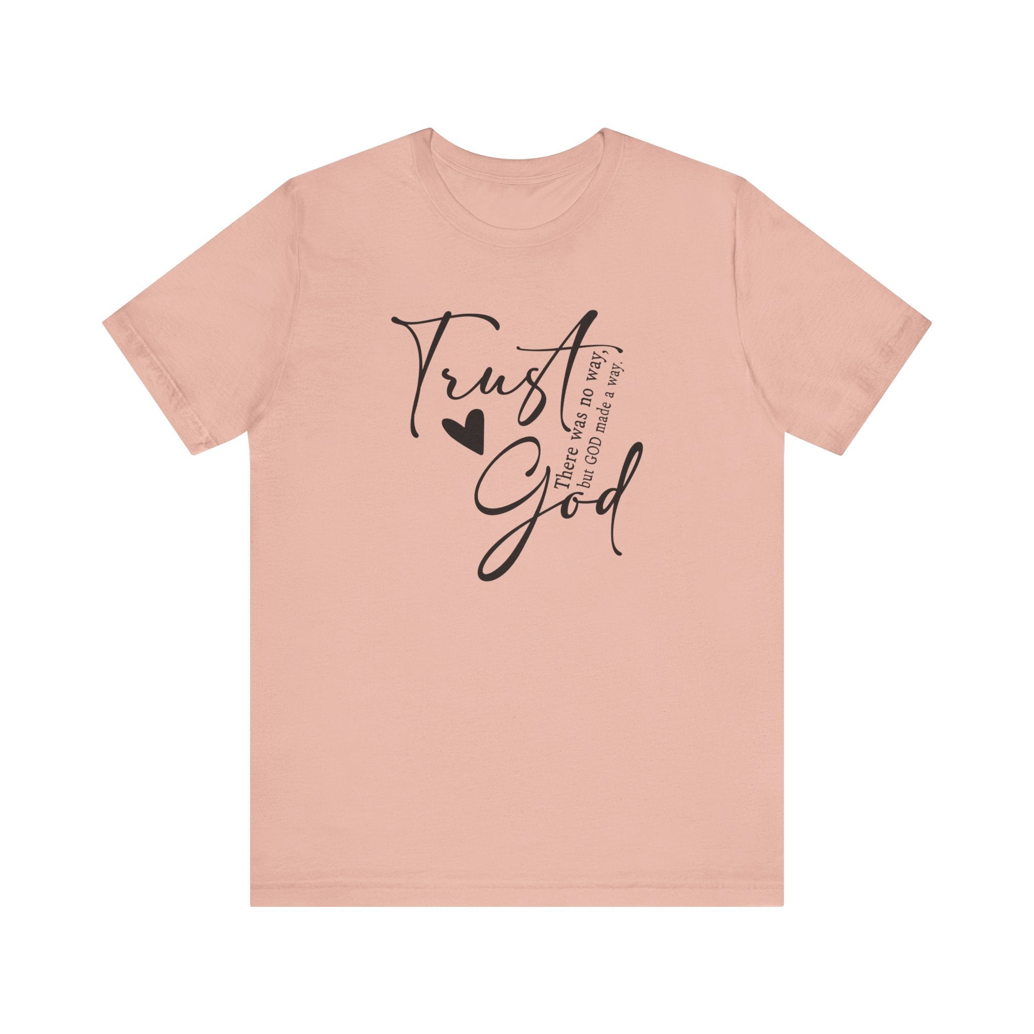Faith Based Women's T-Shirt - "Trust God" | T-Shirt by atgodanddesigns