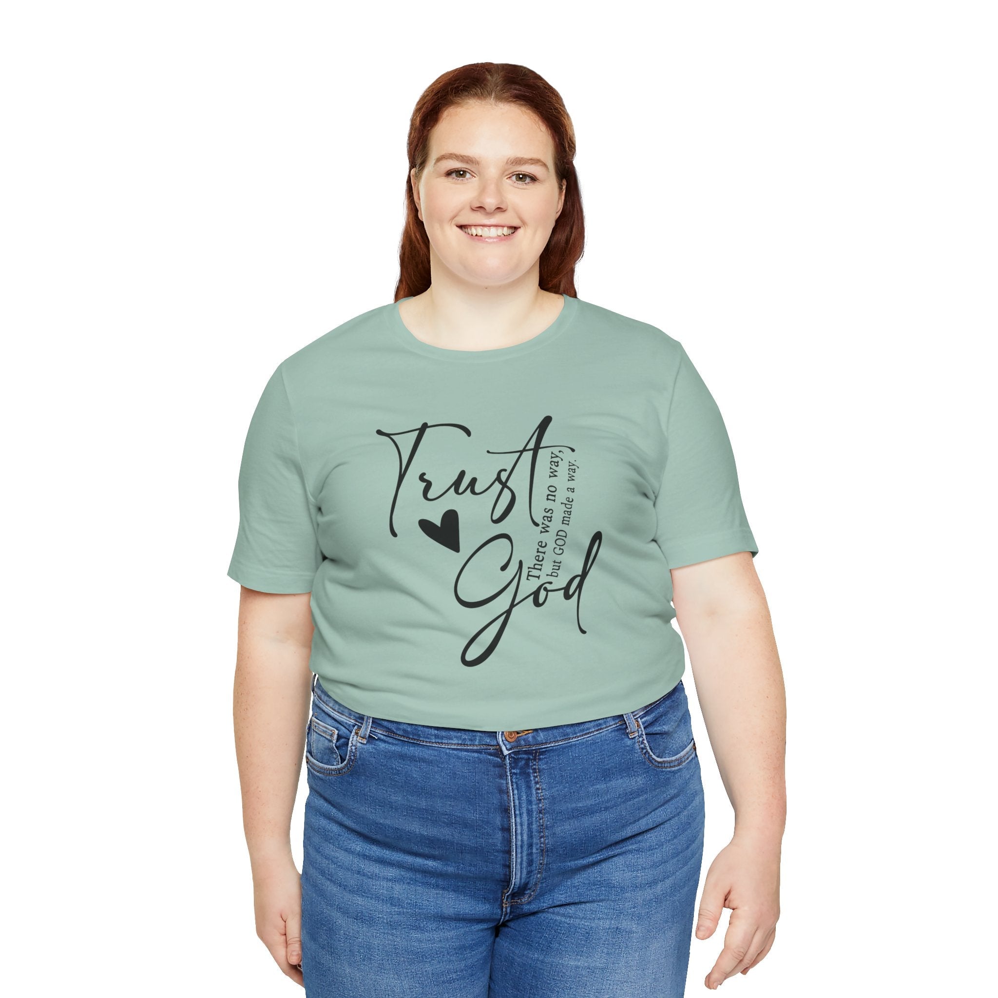 Faith Based Women's T-Shirt - "Trust God" | T-Shirt by atgodanddesigns
