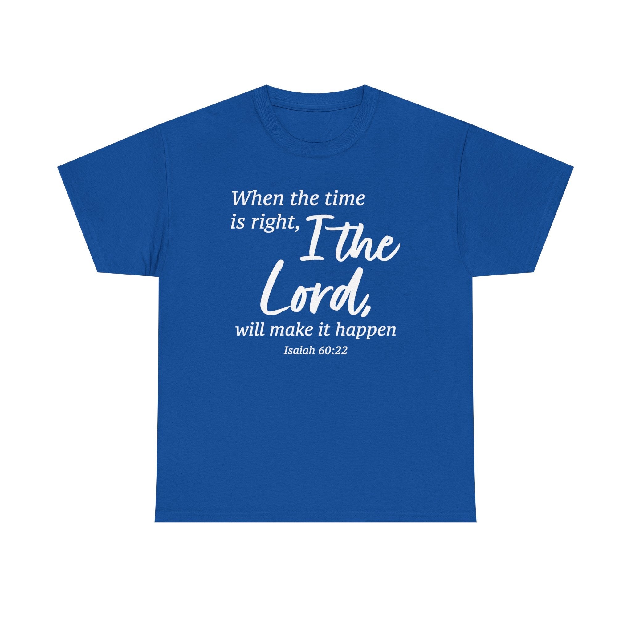 Faith Based Women's T-Shirt - When the timing is right | T-Shirt by atgodanddesigns