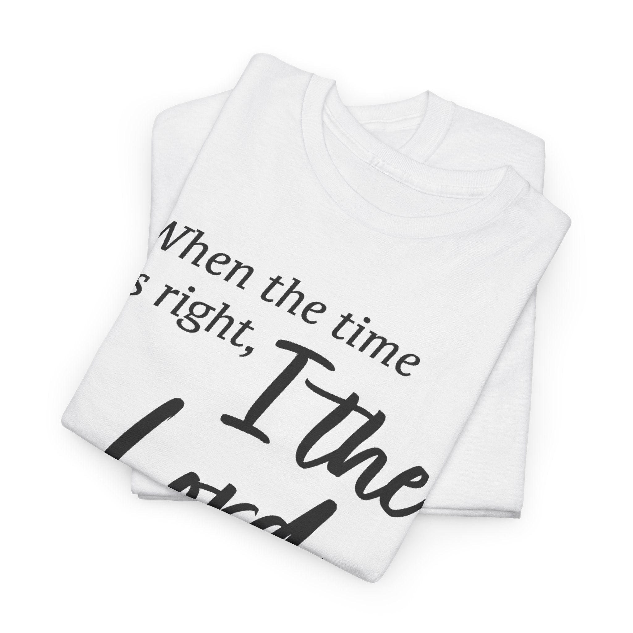 Faith Based Women's T-Shirt - When the timing is right | T-Shirt by atgodanddesigns