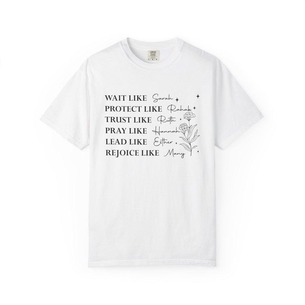 Faith Based Women's T-Shirt - Women Of The Bible | T-Shirt by atgodanddesigns