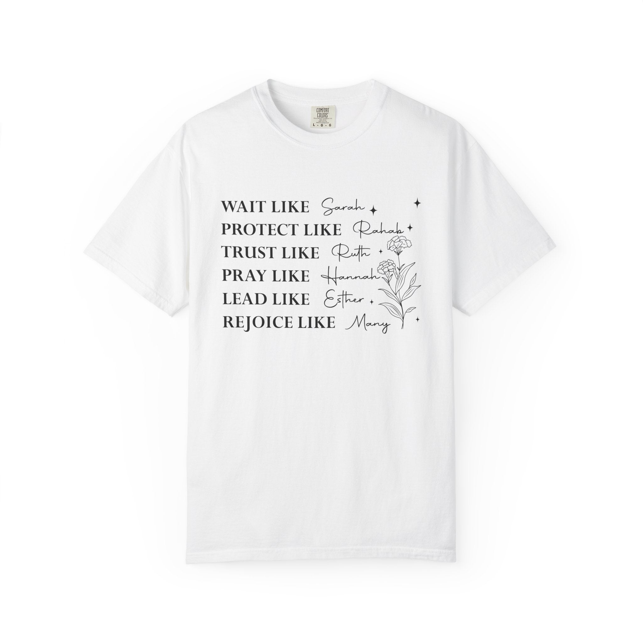 Faith Based Women's T-Shirt - Women Of The Bible | T-Shirt by atgodanddesigns