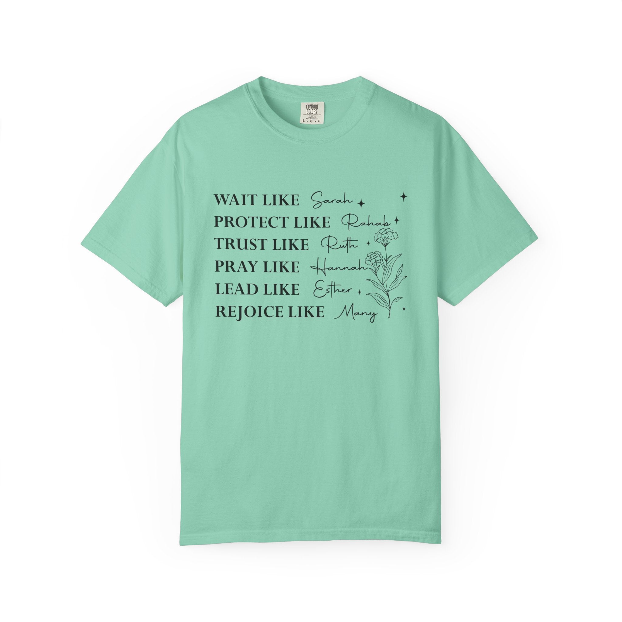 Faith Based Women's T-Shirt - Women Of The Bible | T-Shirt by atgodanddesigns