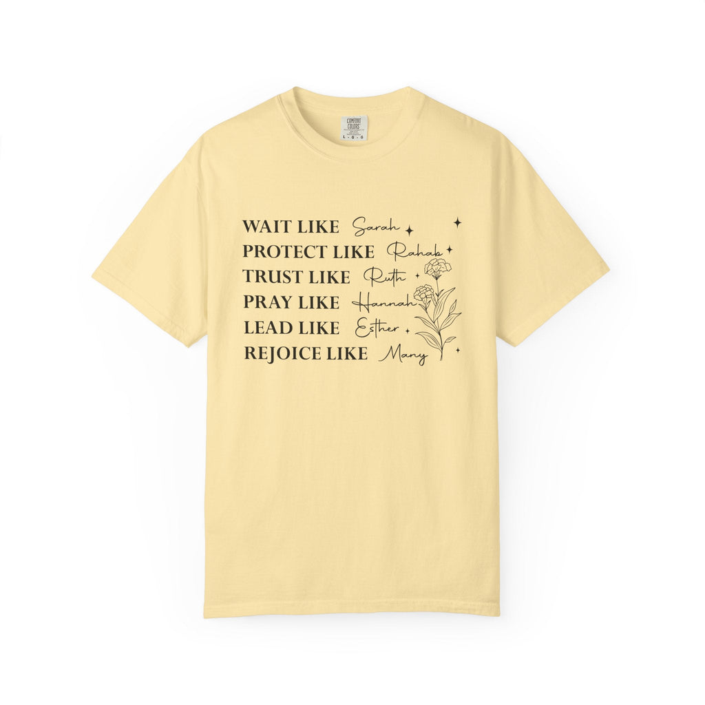Faith Based Women's T-Shirt - Women Of The Bible | T-Shirt by atgodanddesigns