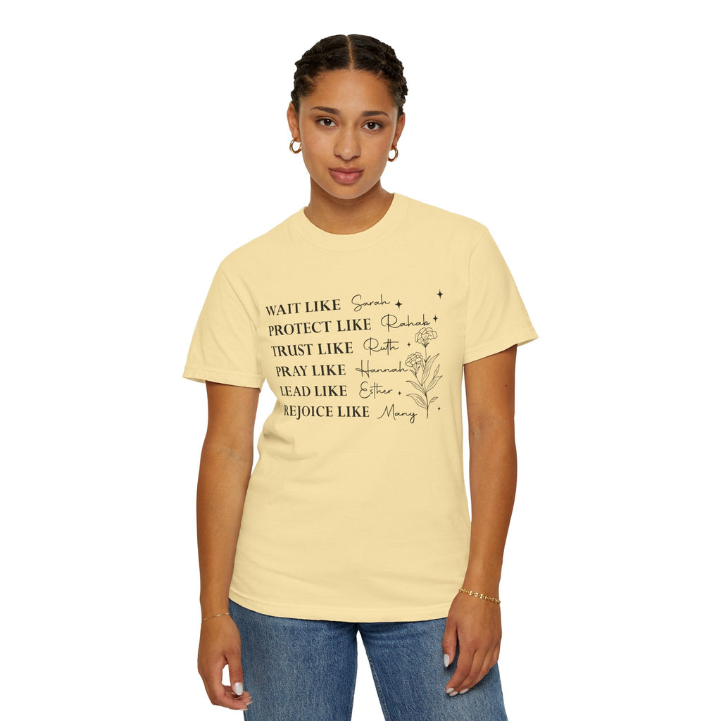 Faith Based Women's T-Shirt - Women Of The Bible | T-Shirt by atgodanddesigns