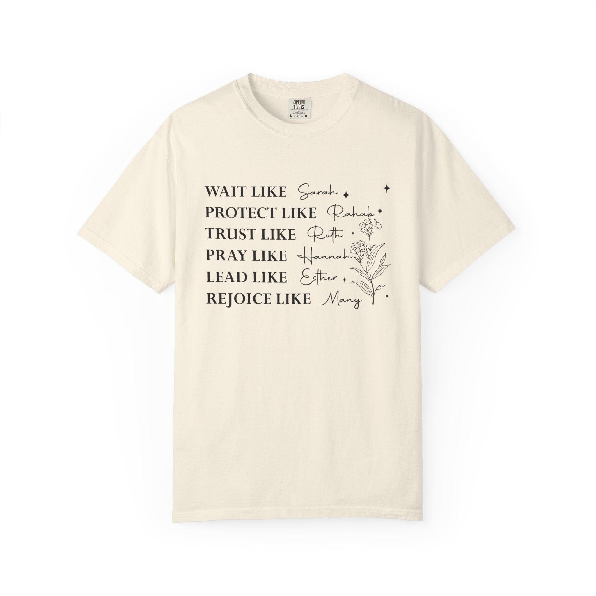 Faith Based Women's T-Shirt - Women Of The Bible | T-Shirt by atgodanddesigns
