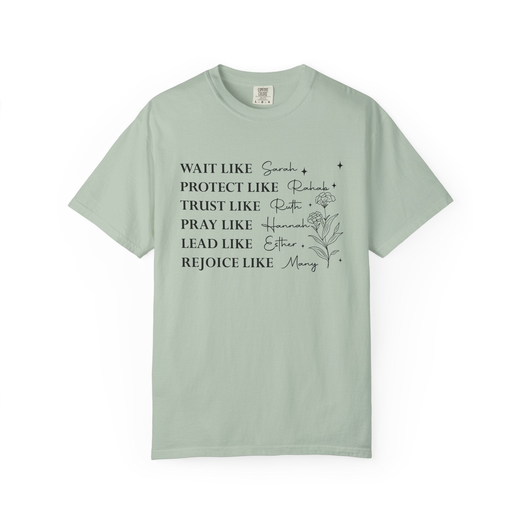 Faith Based Women's T-Shirt - Women Of The Bible | T-Shirt by atgodanddesigns