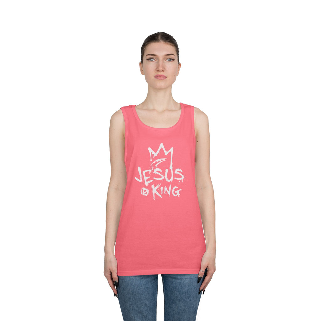 Faith Based Women's Tank - Jesus is King | Tank Top by atgodanddesigns
