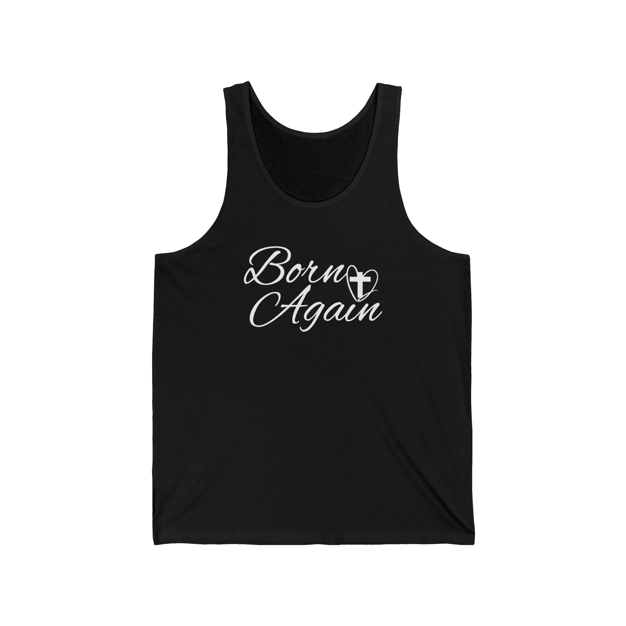 Faith Based Women's Tank Top - Born Again | Tank Top by atgodanddesigns