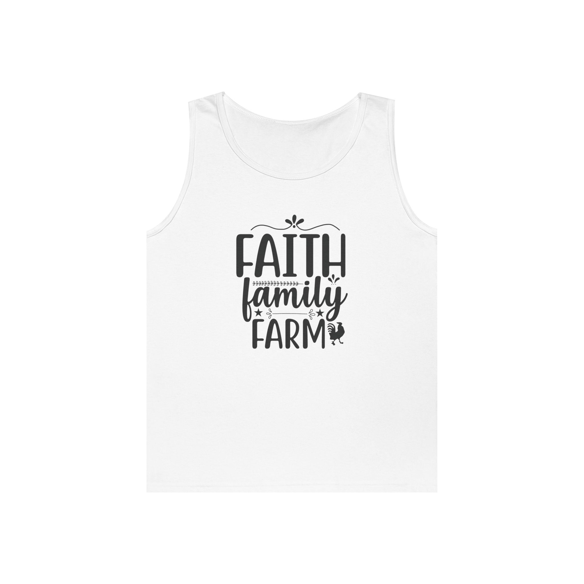 Faith Based Women's Tank Top - Faith, Family, Farm | Tank Top by atgodanddesigns