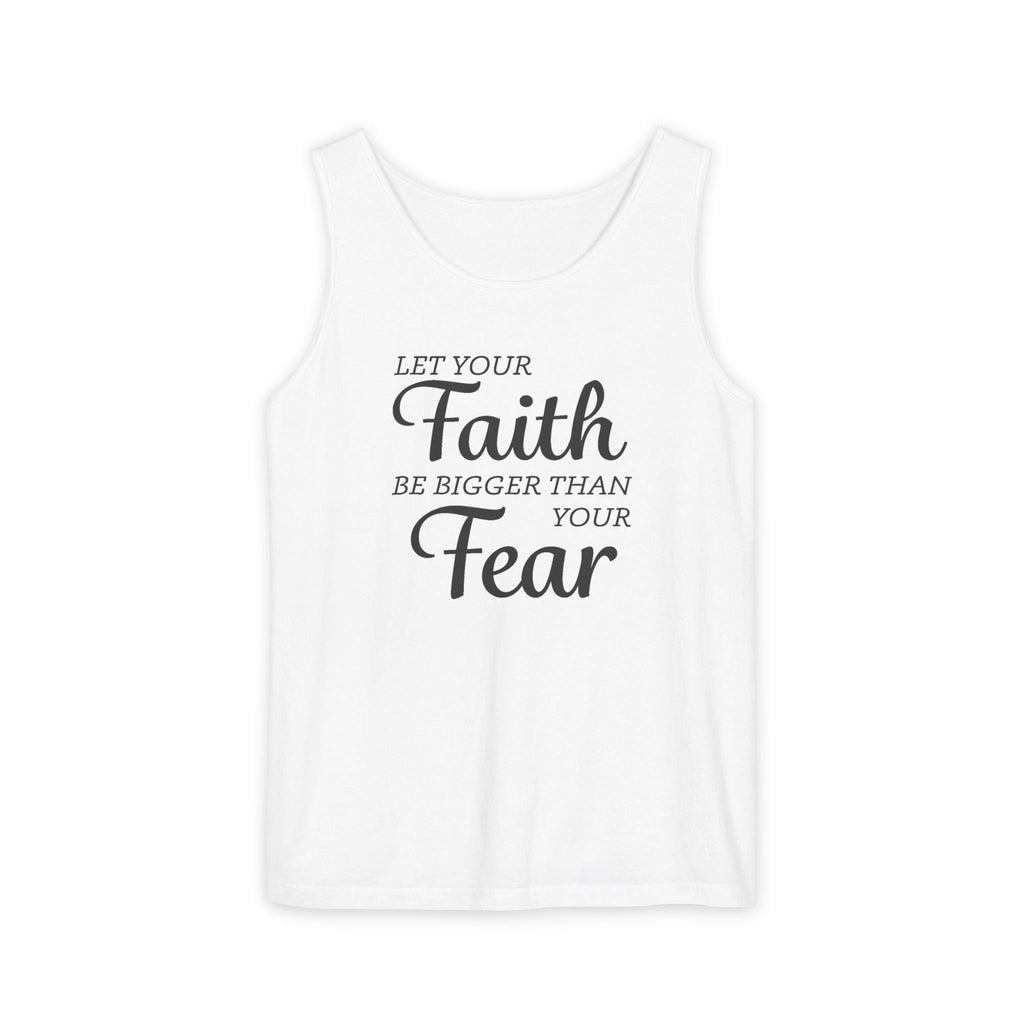 Faith Based Women's Tank Top - Faith Over Fear | Tank Top by atgodanddesigns