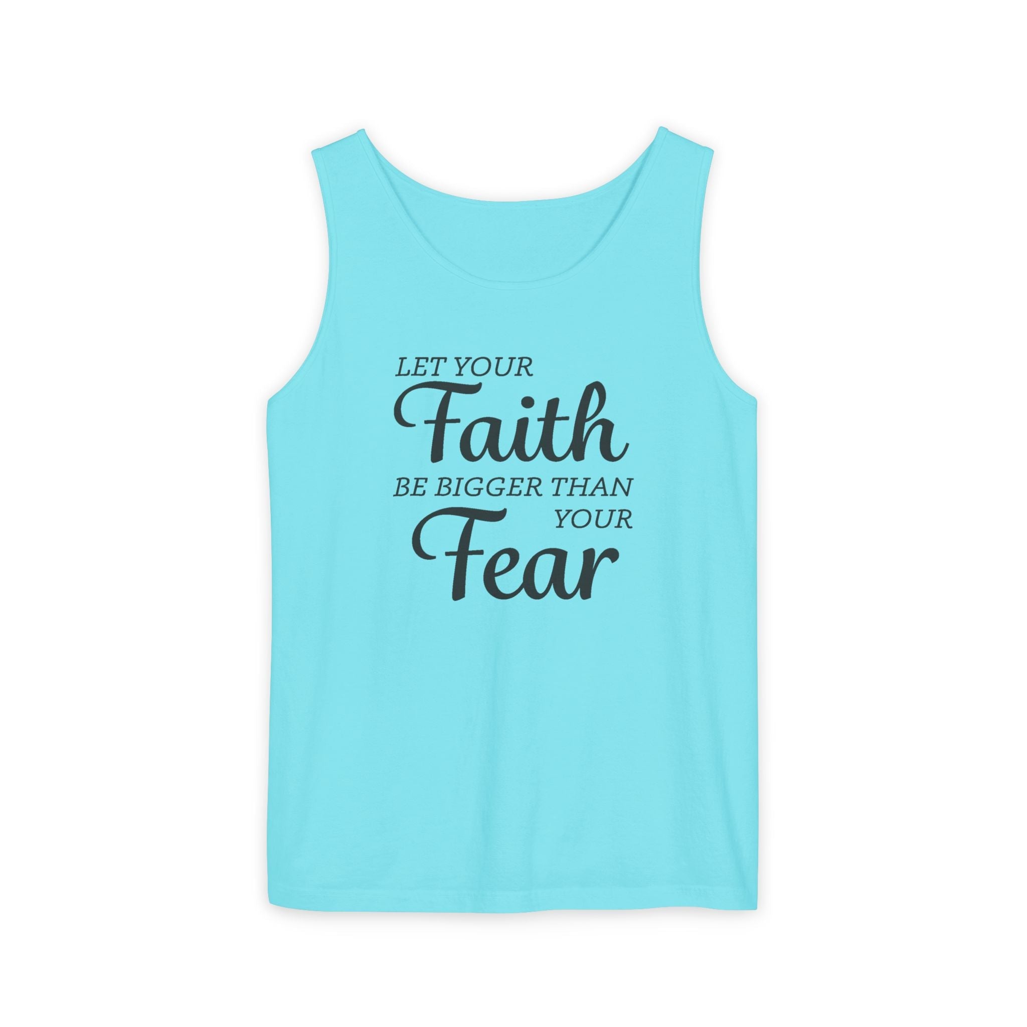 Faith Based Women's Tank Top - Faith Over Fear | Tank Top by atgodanddesigns