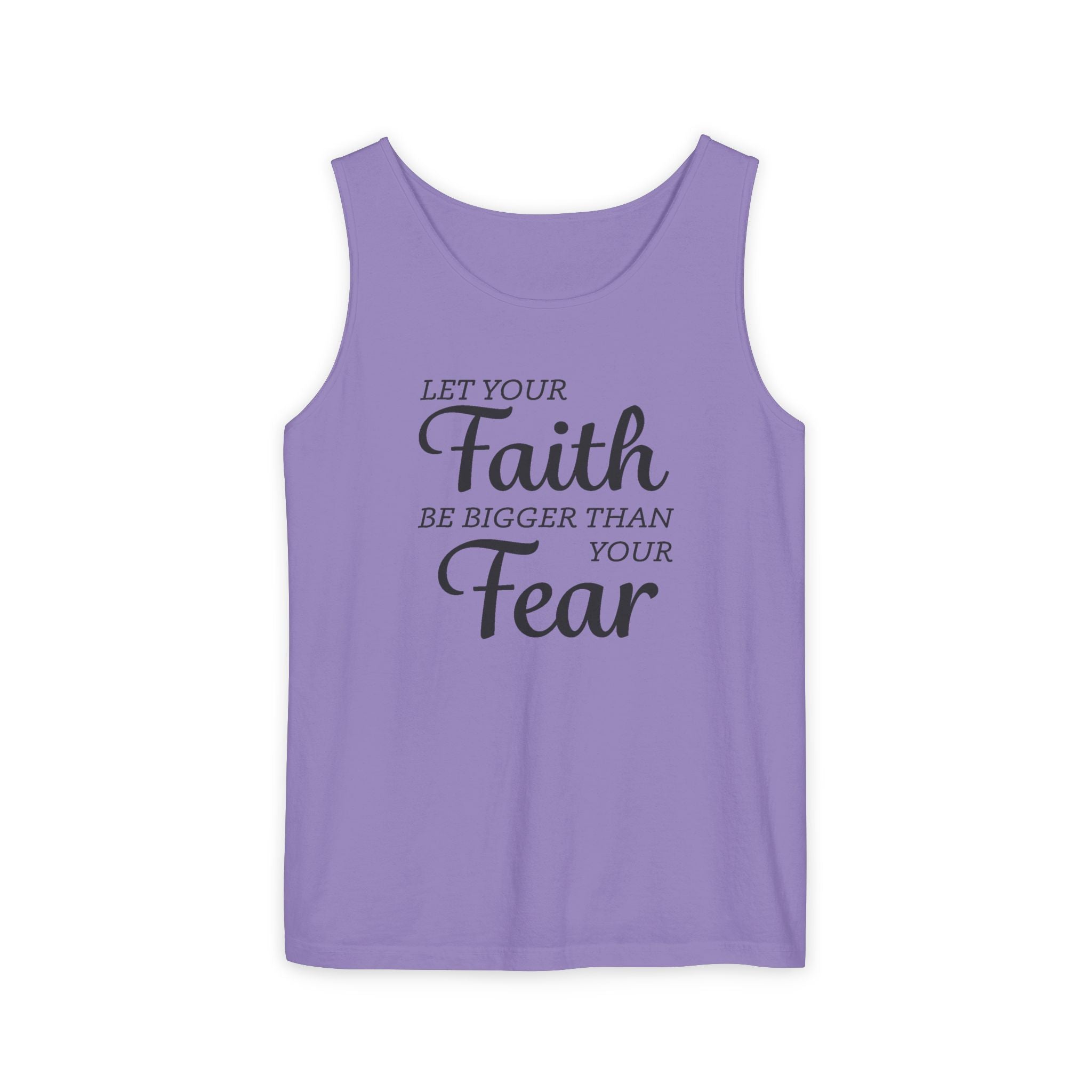 Faith Based Women's Tank Top - Faith Over Fear | Tank Top by atgodanddesigns