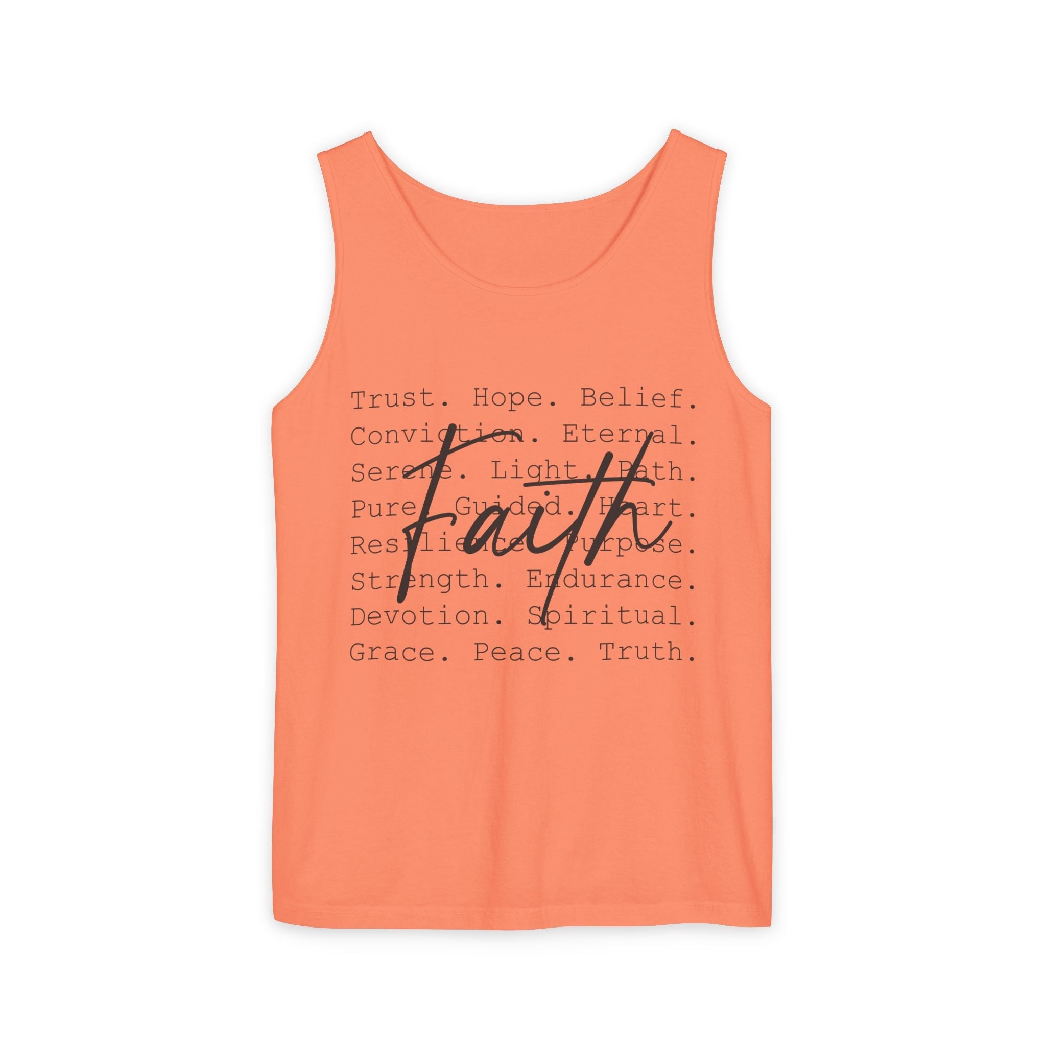 Faith Based Women's Tank Top - Faith Words | Tank Top by atgodanddesigns