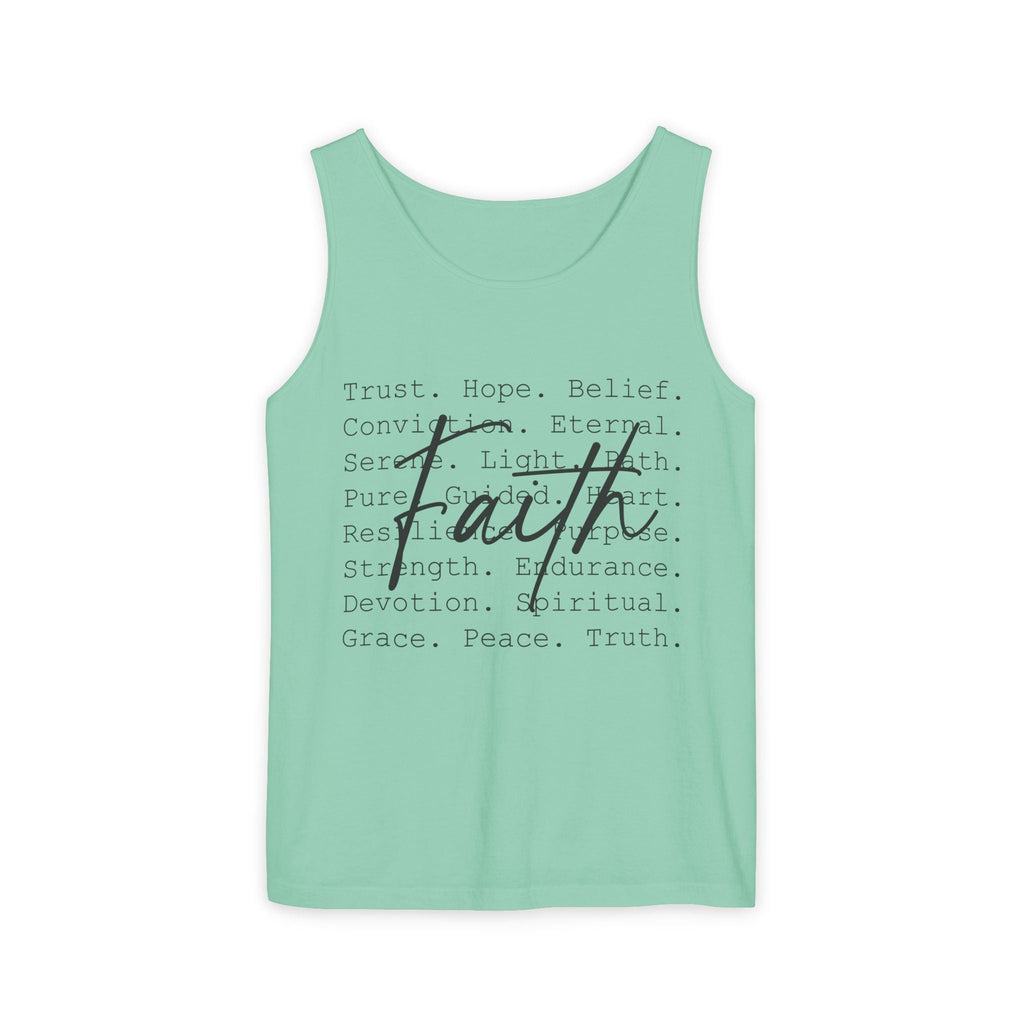 Faith Based Women's Tank Top - Faith Words | Tank Top by atgodanddesigns