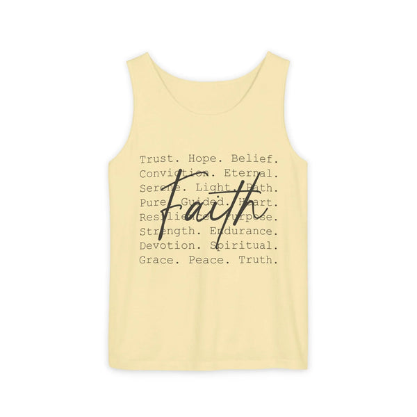 Faith Based Women's Tank Top - Faith Words | Tank Top by atgodanddesigns