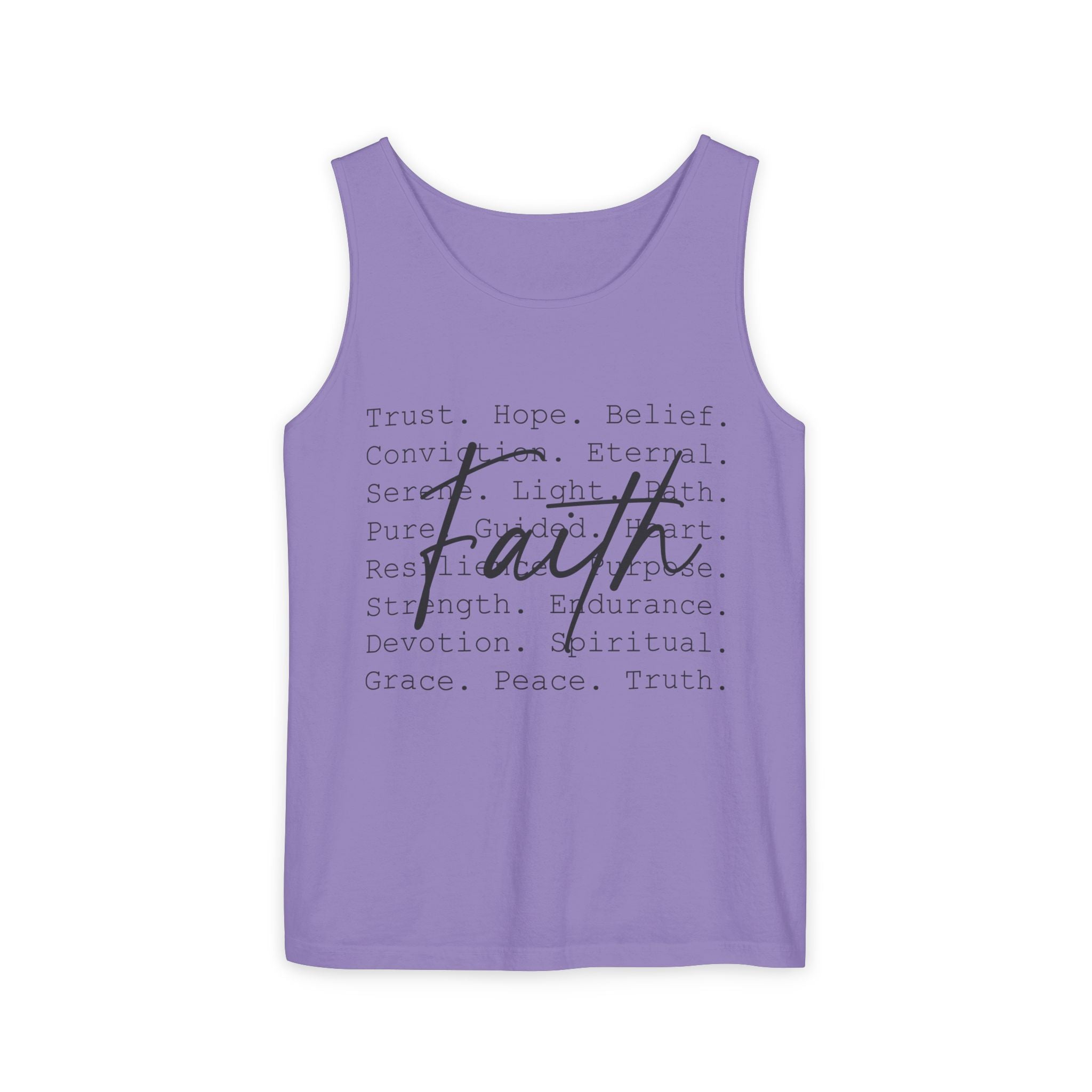 Faith Based Women's Tank Top - Faith Words | Tank Top by atgodanddesigns
