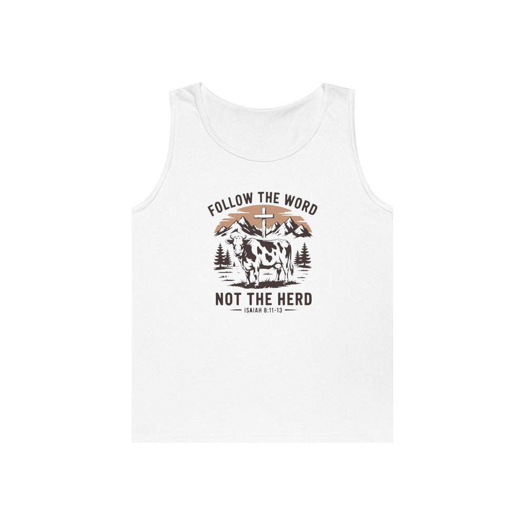 Faith Based Women's Tank Top - Follow The Word Not The Herd | Tank Top by atgodanddesigns
