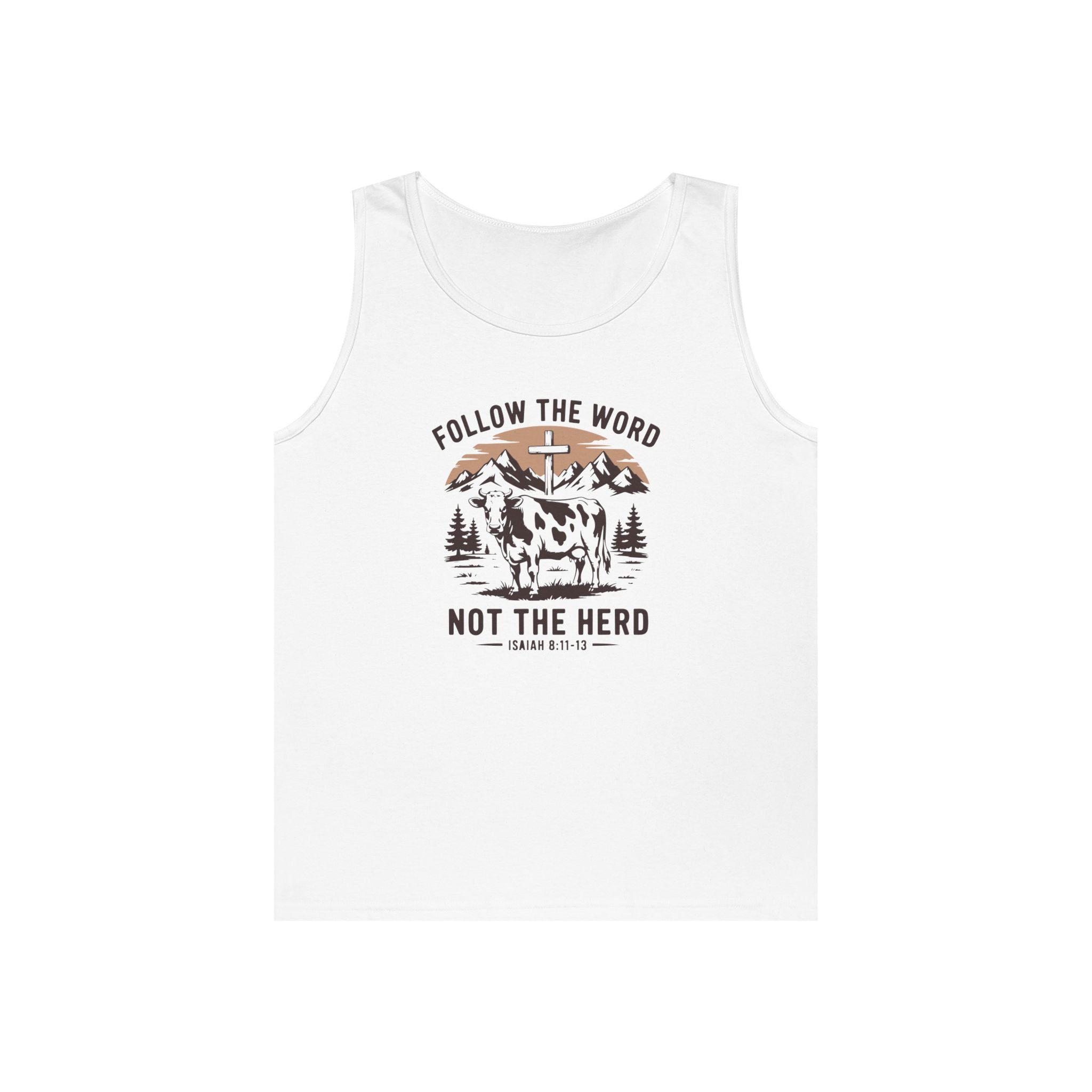 Faith Based Women's Tank Top - Follow The Word Not The Herd | Tank Top by atgodanddesigns