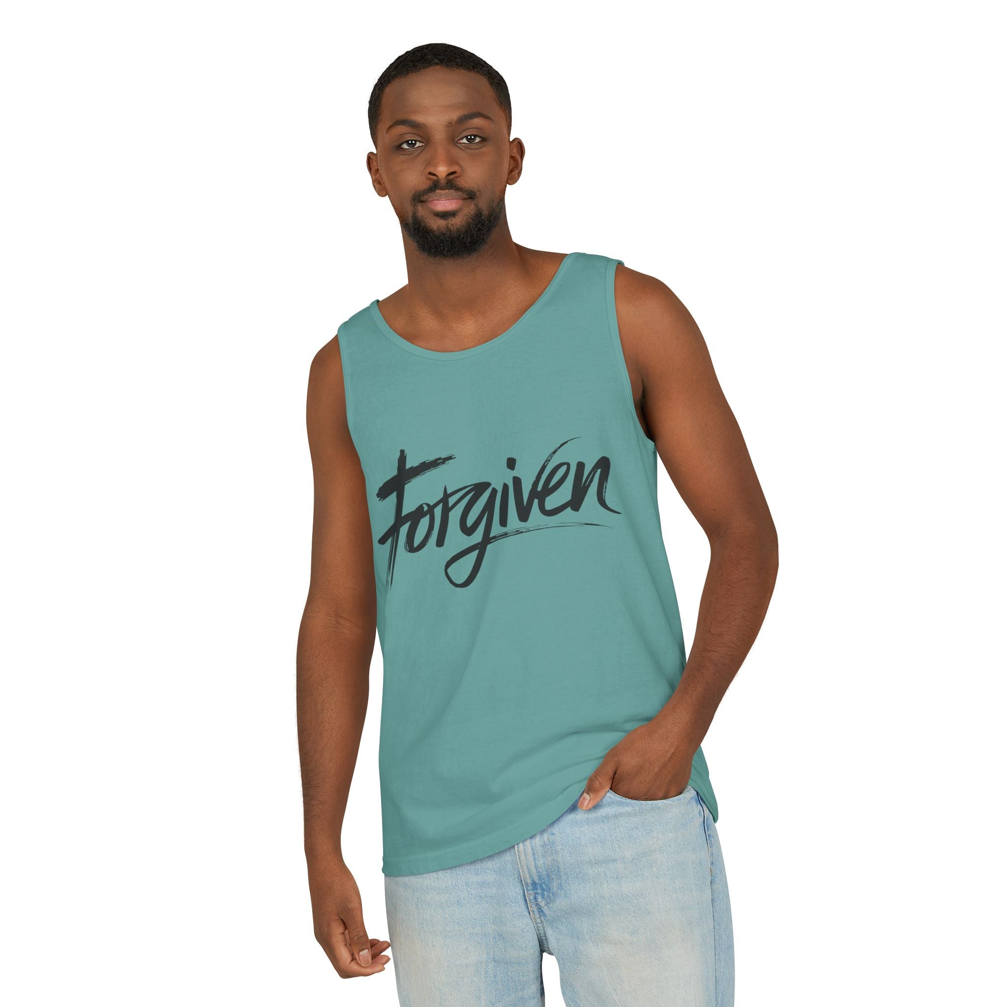 Faith Based Women's Tank Top - Forgiven | Tank Top by atgodanddesigns