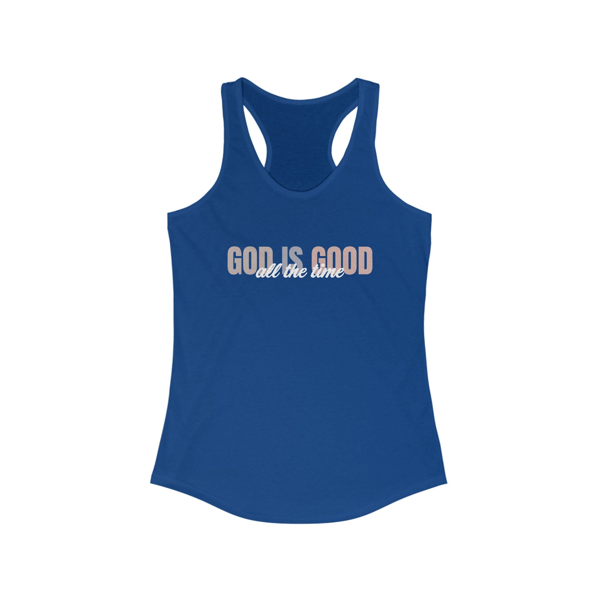 Faith Based Women's Tank Top - God Is Good All The Time | Tank Top by atgodanddesigns