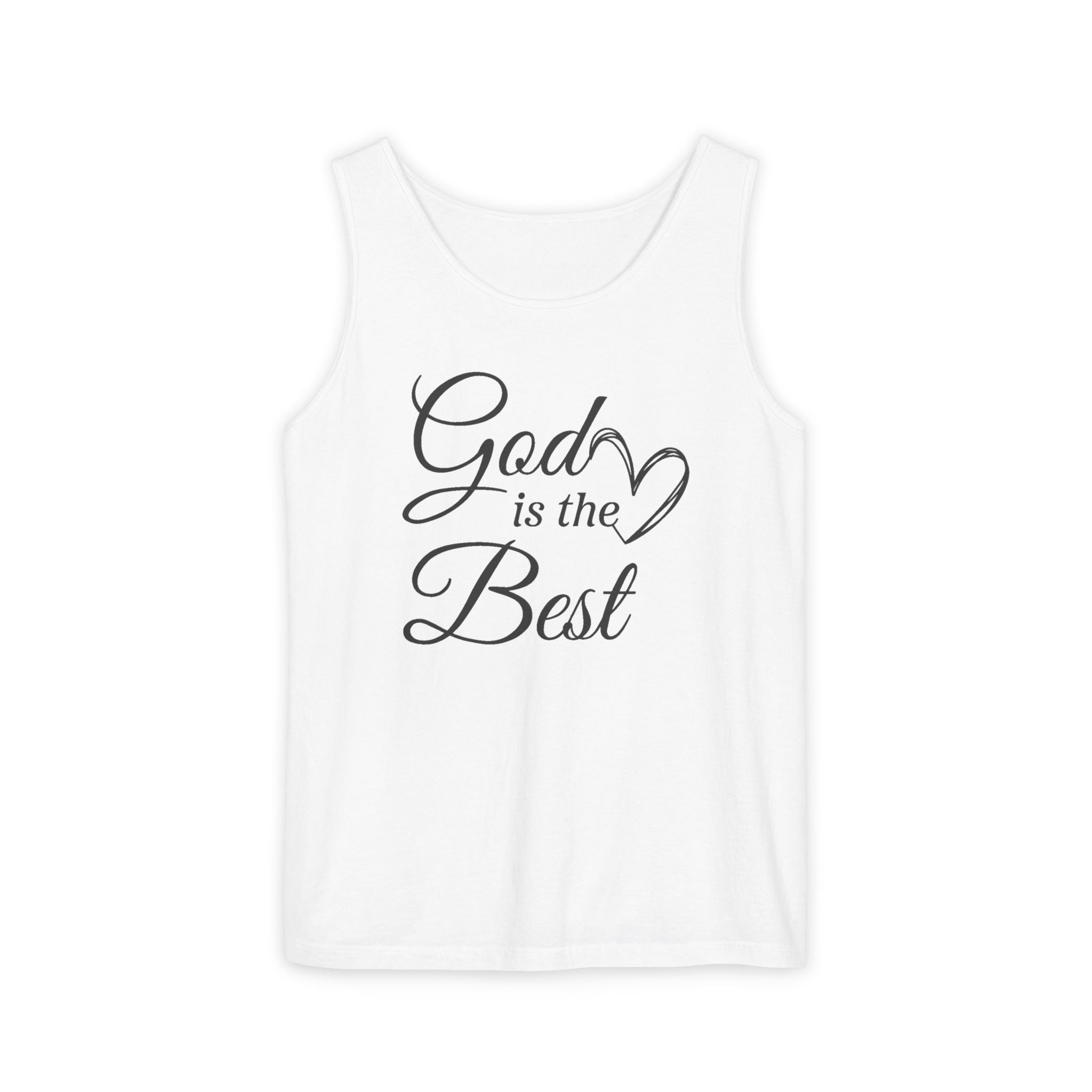 Faith Based Women's Tank Top - God is the Best | Tank Top by atgodanddesigns
