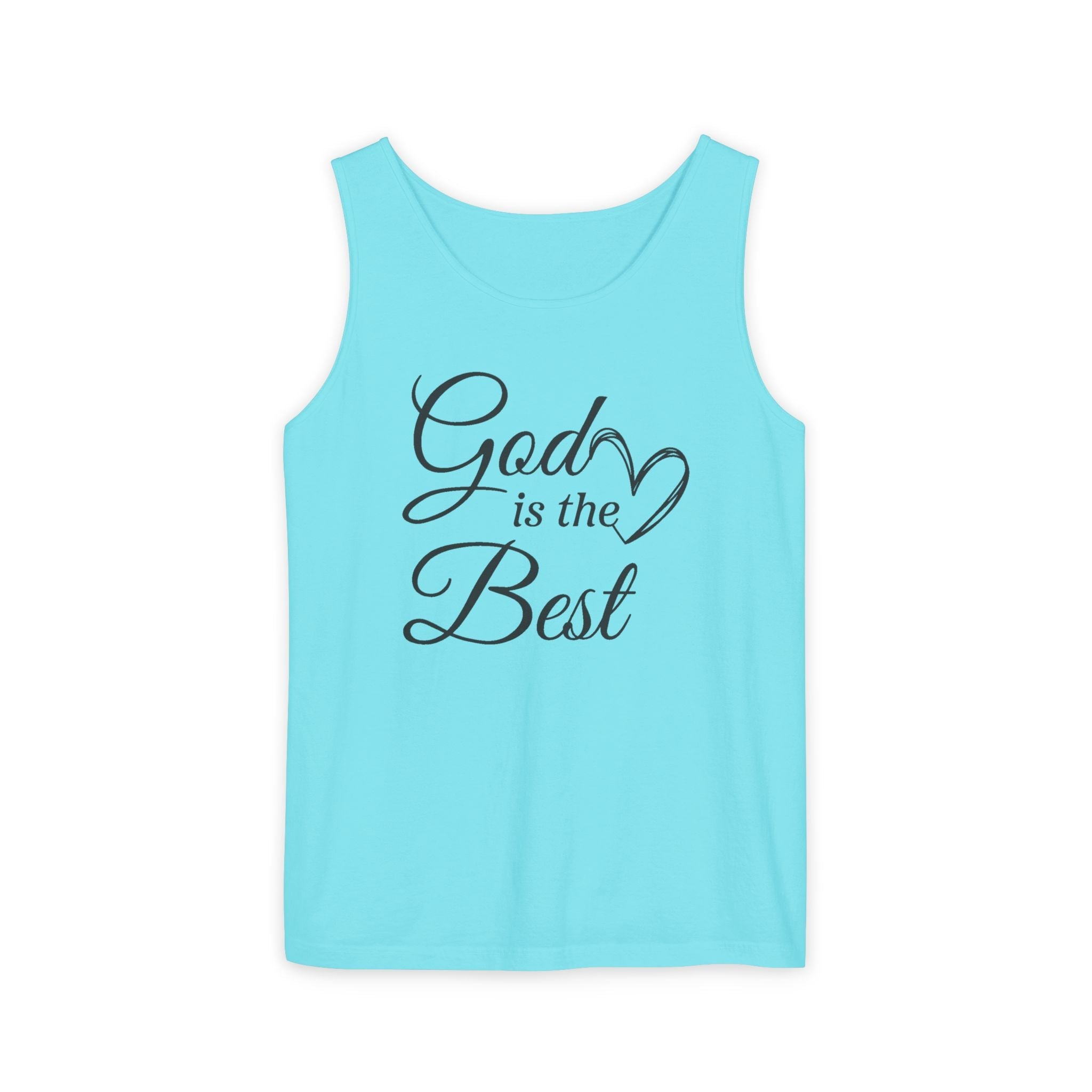 Faith Based Women's Tank Top - God is the Best | Tank Top by atgodanddesigns