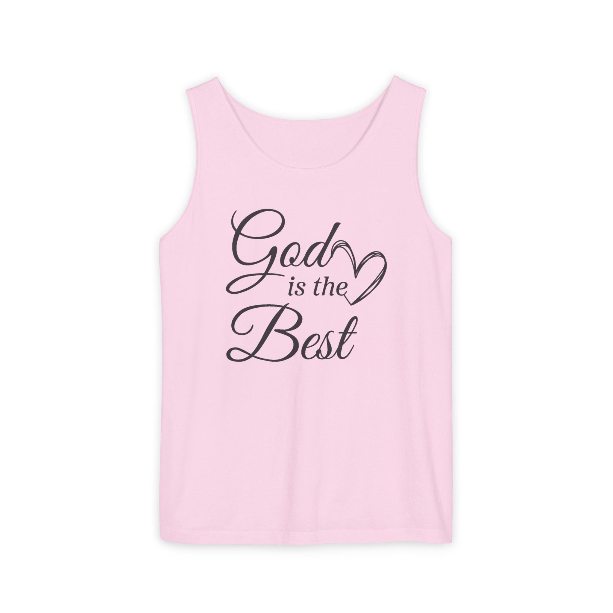 Faith Based Women's Tank Top - God is the Best | Tank Top by atgodanddesigns