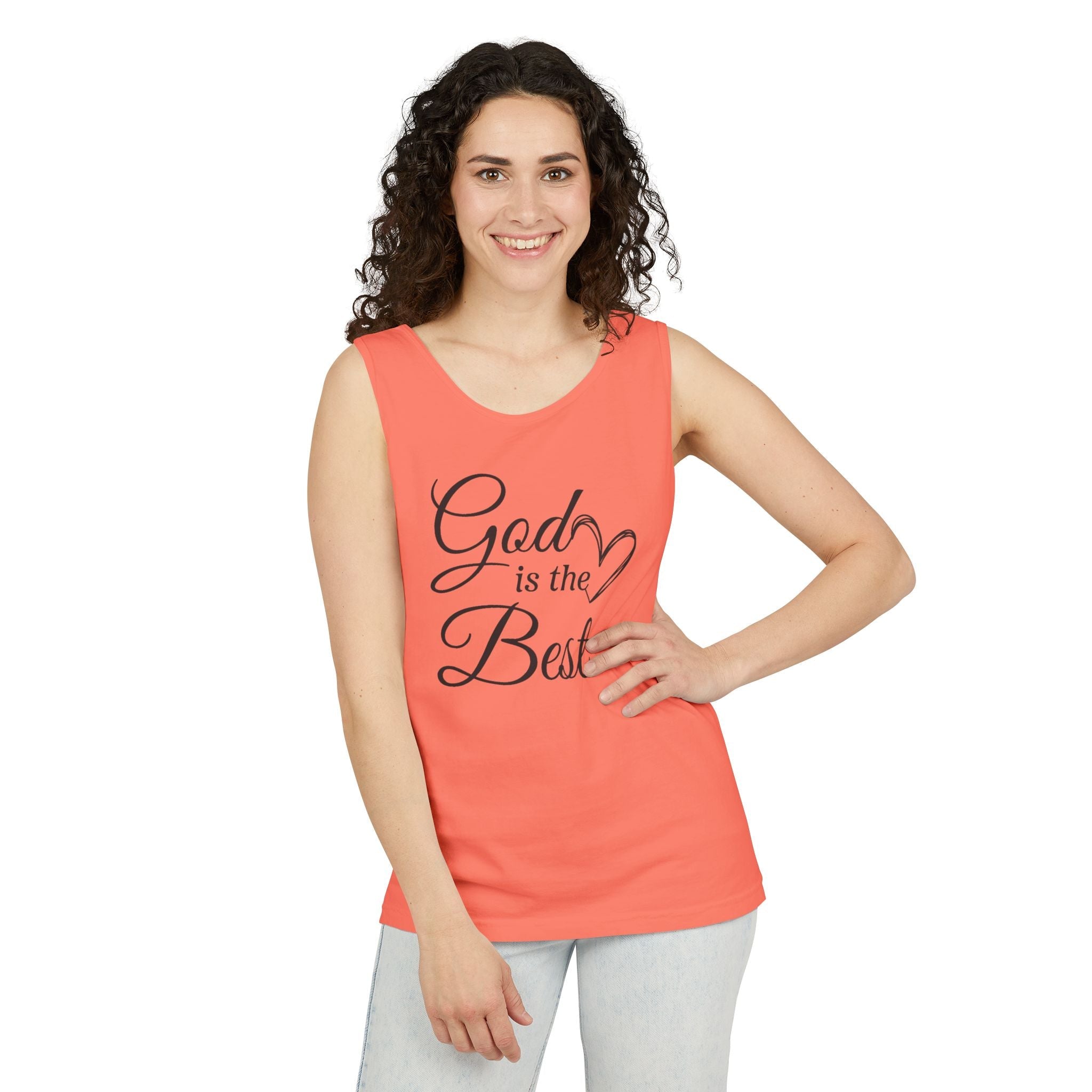 Faith Based Women's Tank Top - God is the Best | Tank Top by atgodanddesigns