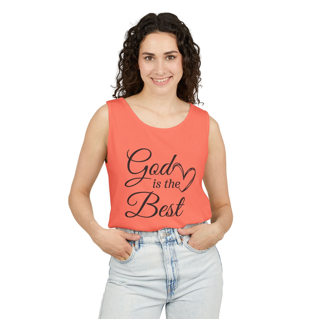 Faith Based Women's Tank Top - God is the Best | Tank Top by atgodanddesigns