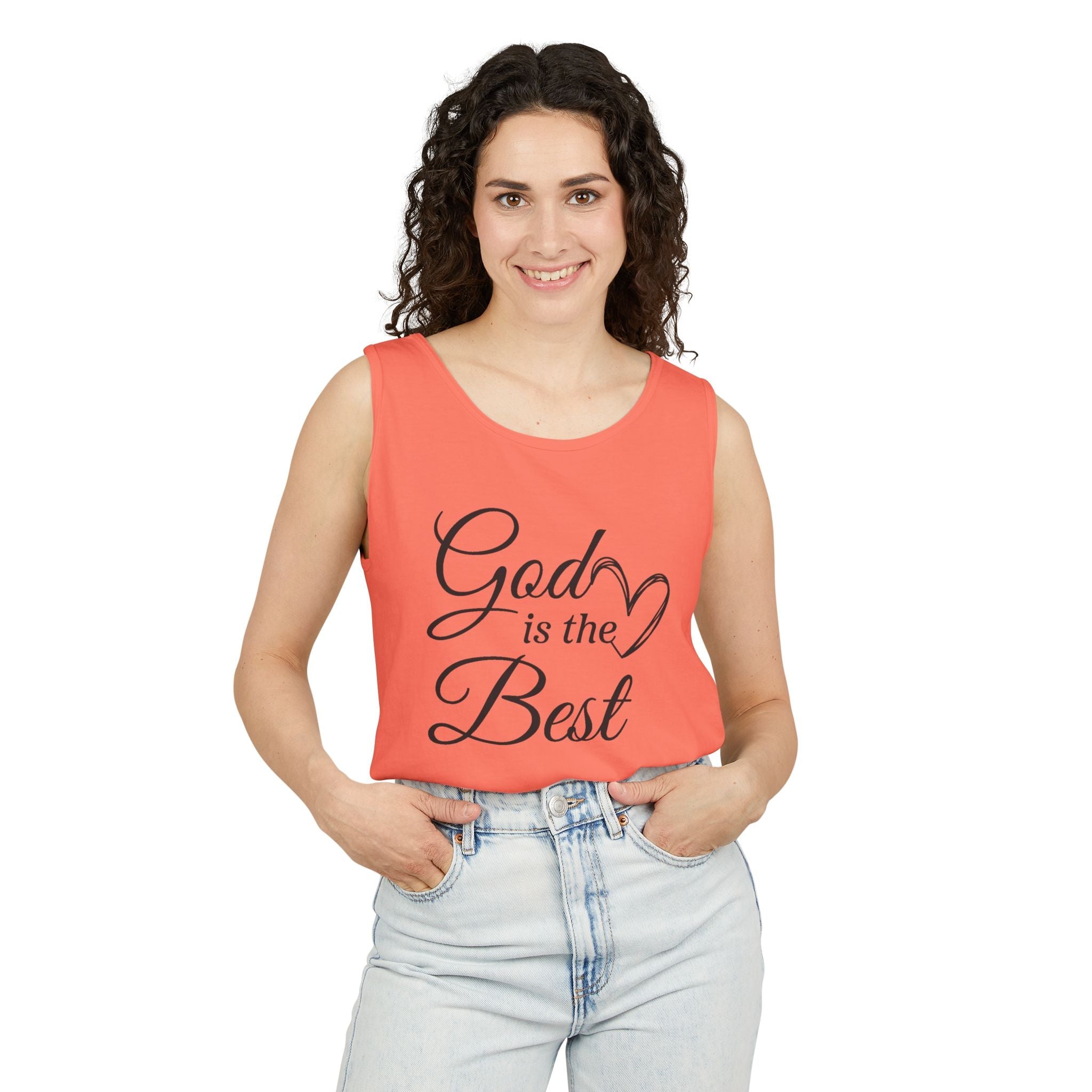 Faith Based Women's Tank Top - God is the Best | Tank Top by atgodanddesigns
