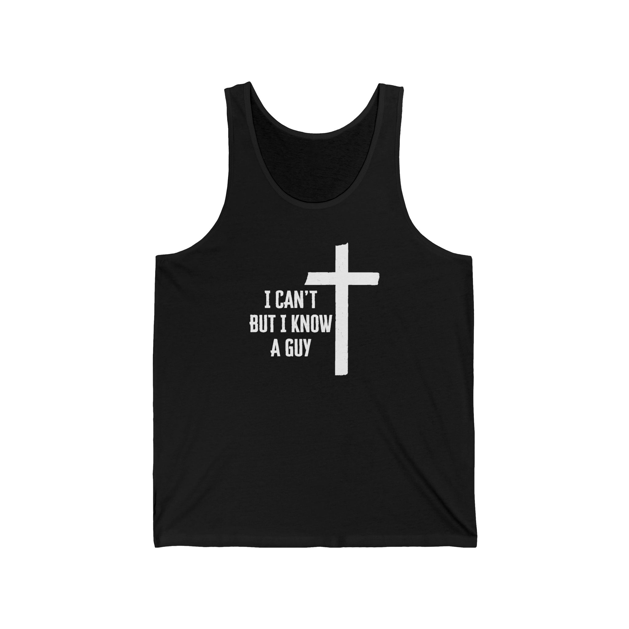 Faith Based Women's Tank Top - I Can't But I Know a Guy | Tank Top by atgodanddesigns
