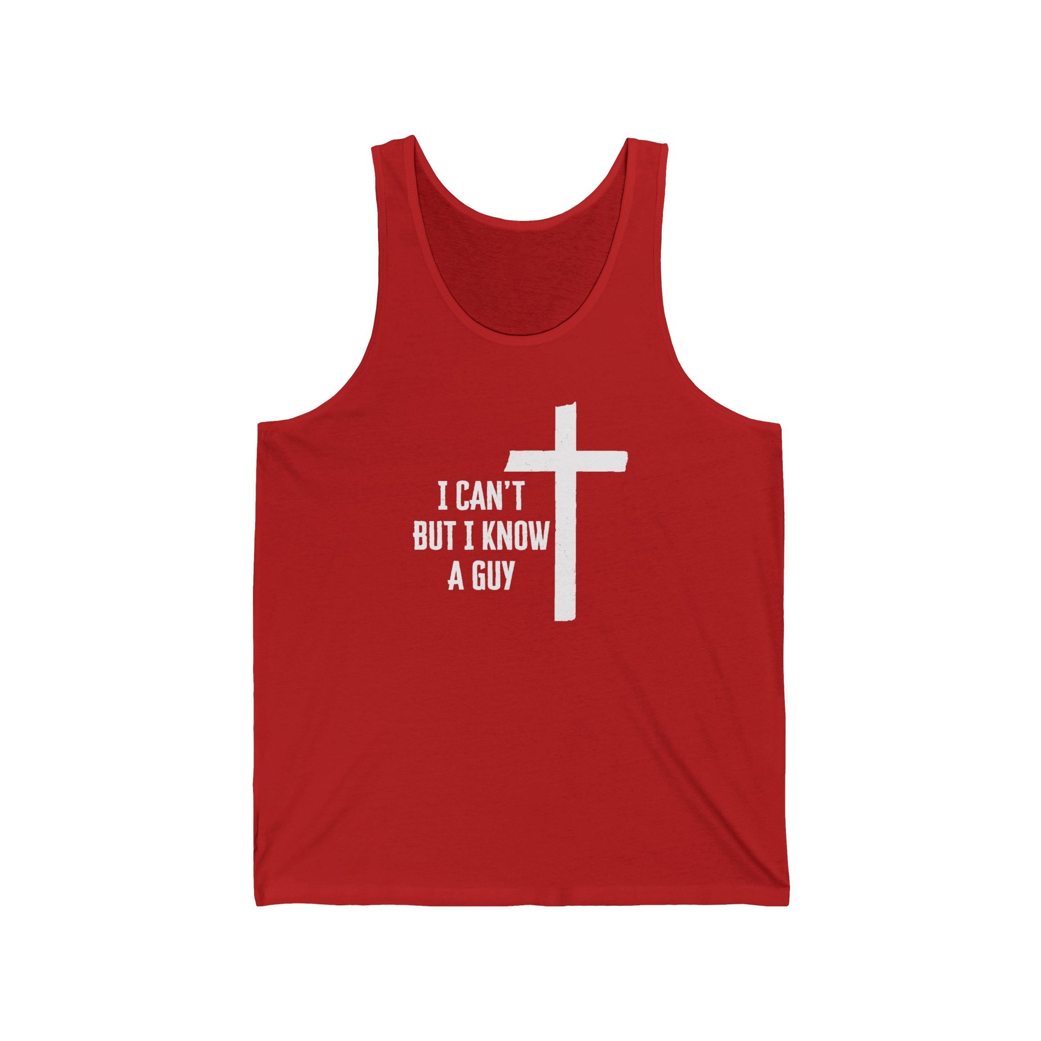 Faith Based Women's Tank Top - I Can't But I Know a Guy | Tank Top by atgodanddesigns