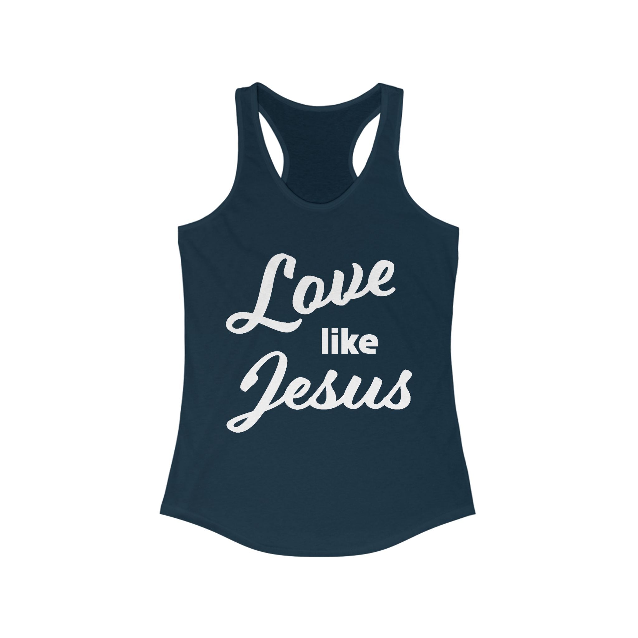Faith Based Women's Tank Top - Love Like Jesus | Tank Top by atgodanddesigns