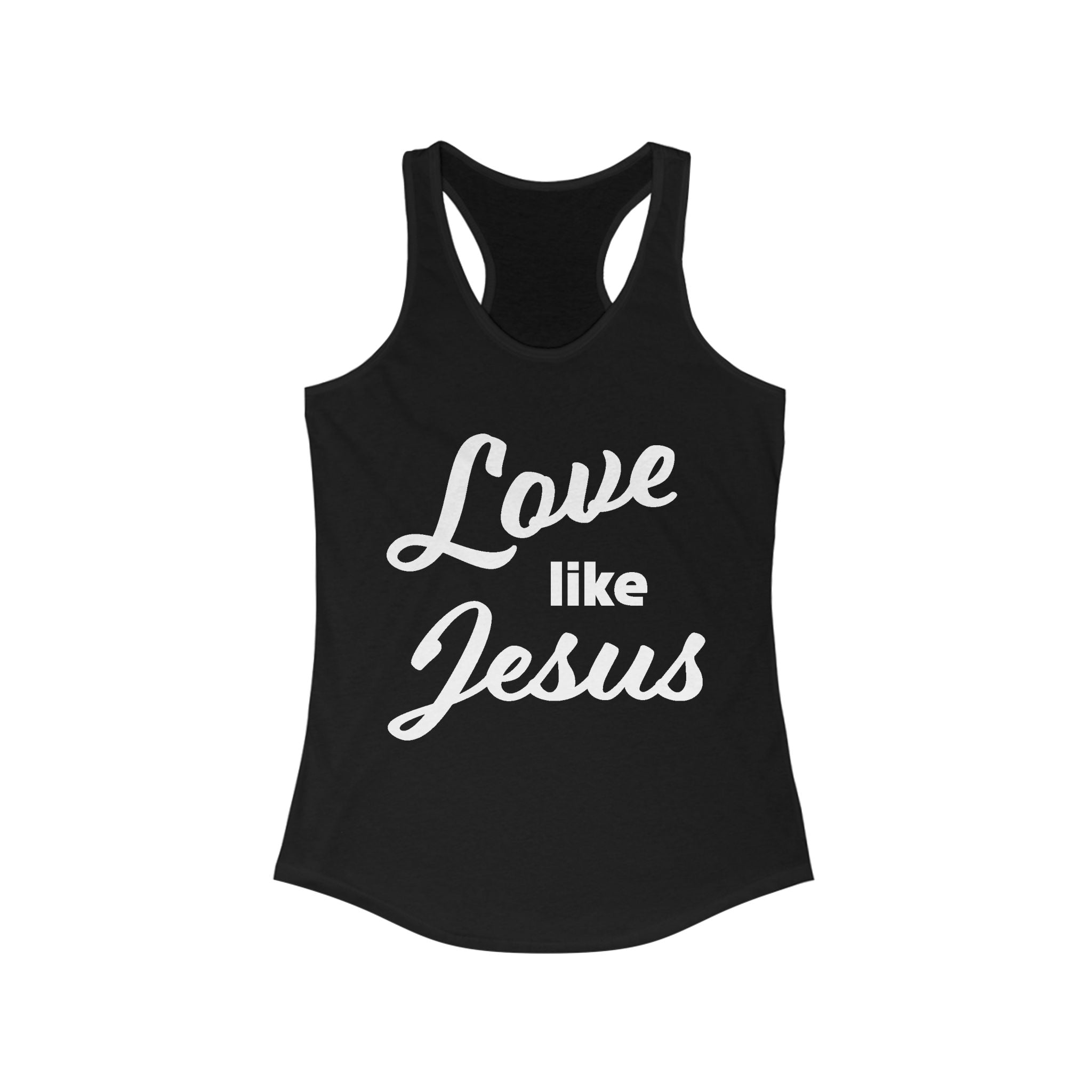 Faith Based Women's Tank Top - Love Like Jesus | Tank Top by atgodanddesigns