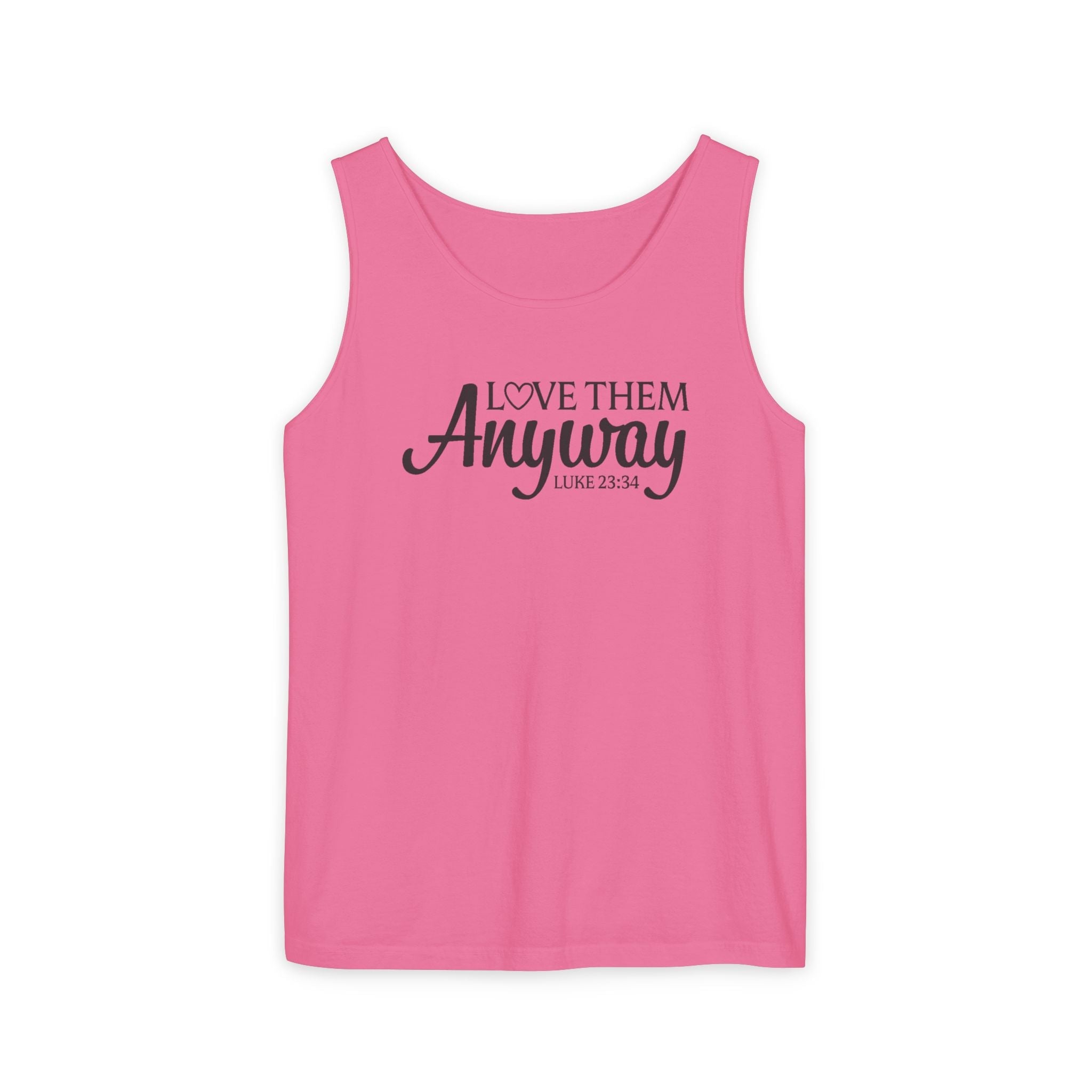 Faith Based Women's Tank Top - Love Them Anyway | Tank Top by atgodanddesigns