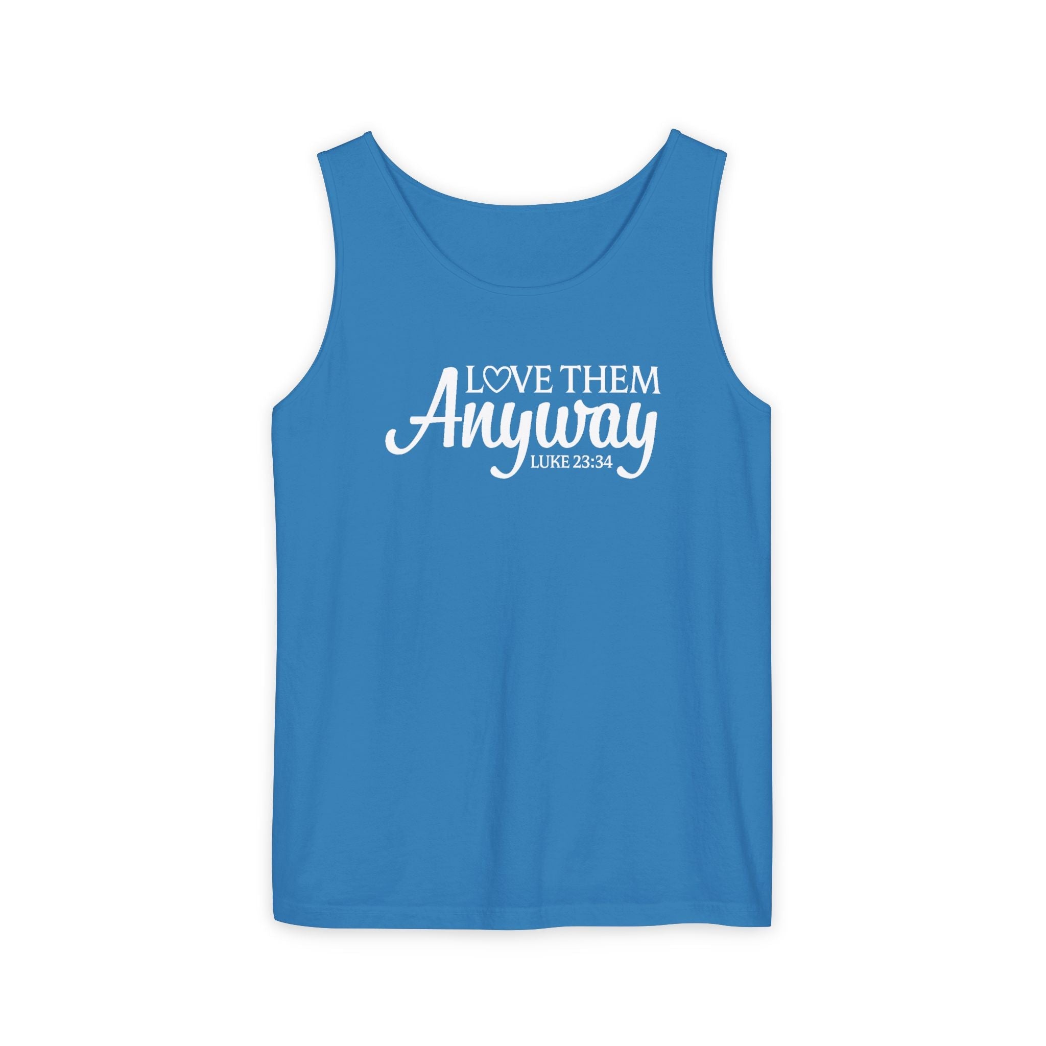 Faith Based Women's Tank Top - Love Them Anyway | Tank Top by atgodanddesigns