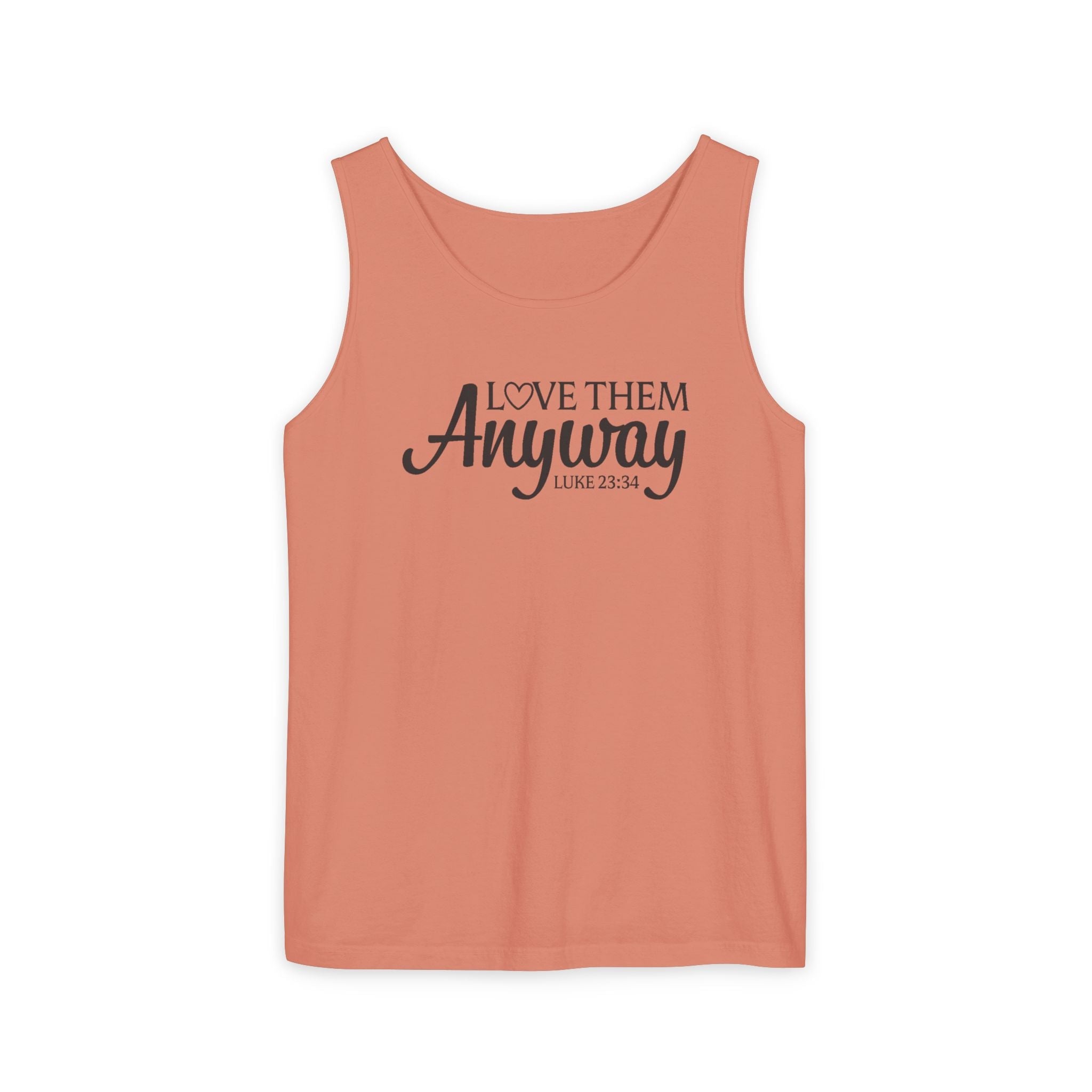 Faith Based Women's Tank Top - Love Them Anyway | Tank Top by atgodanddesigns